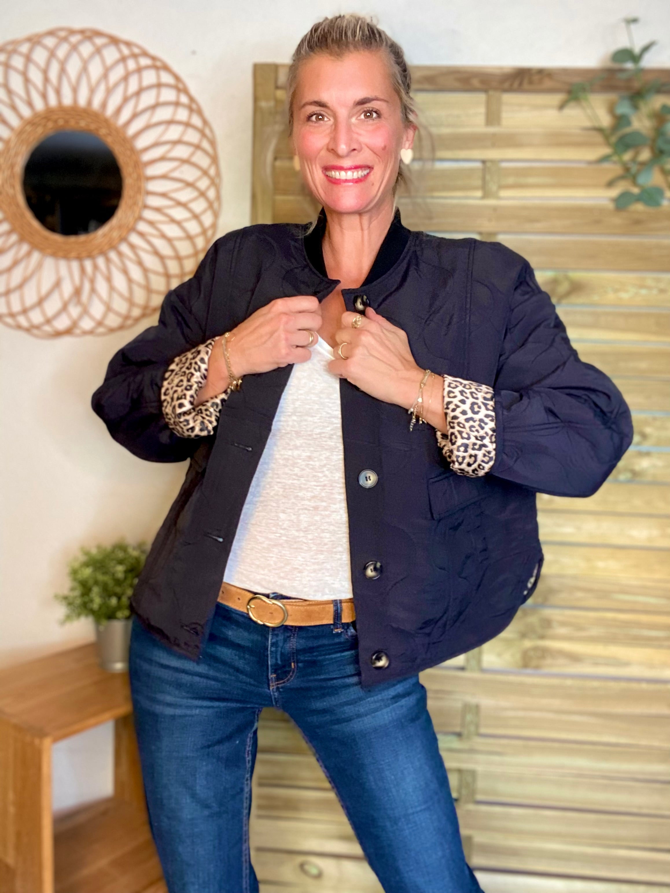 ⚡️ PÉPITES FRIDAY - Veste matelassée noir/léo HARPER