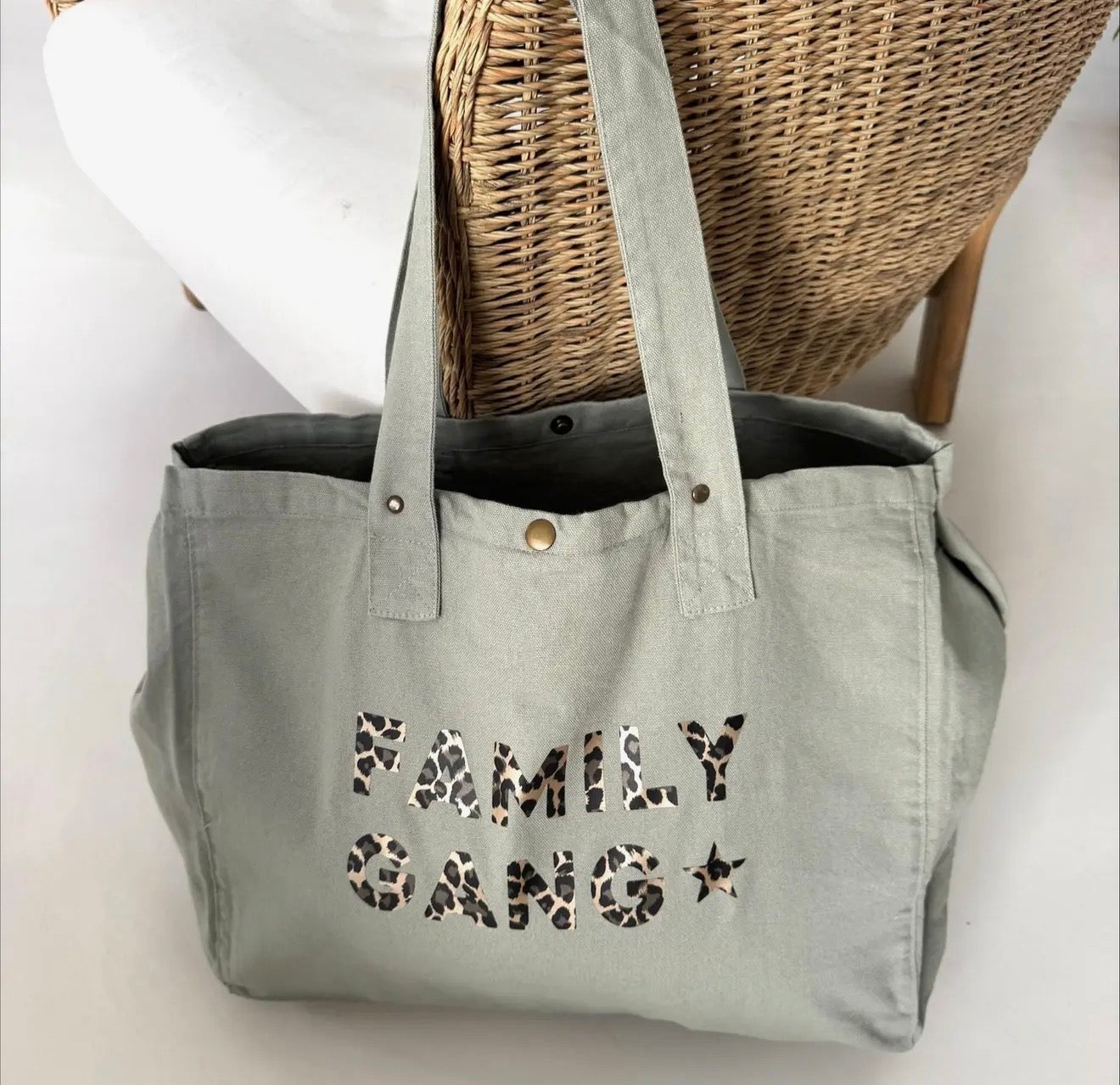 Sac week end FAMILY GANG Sauge - Marcel et Lily