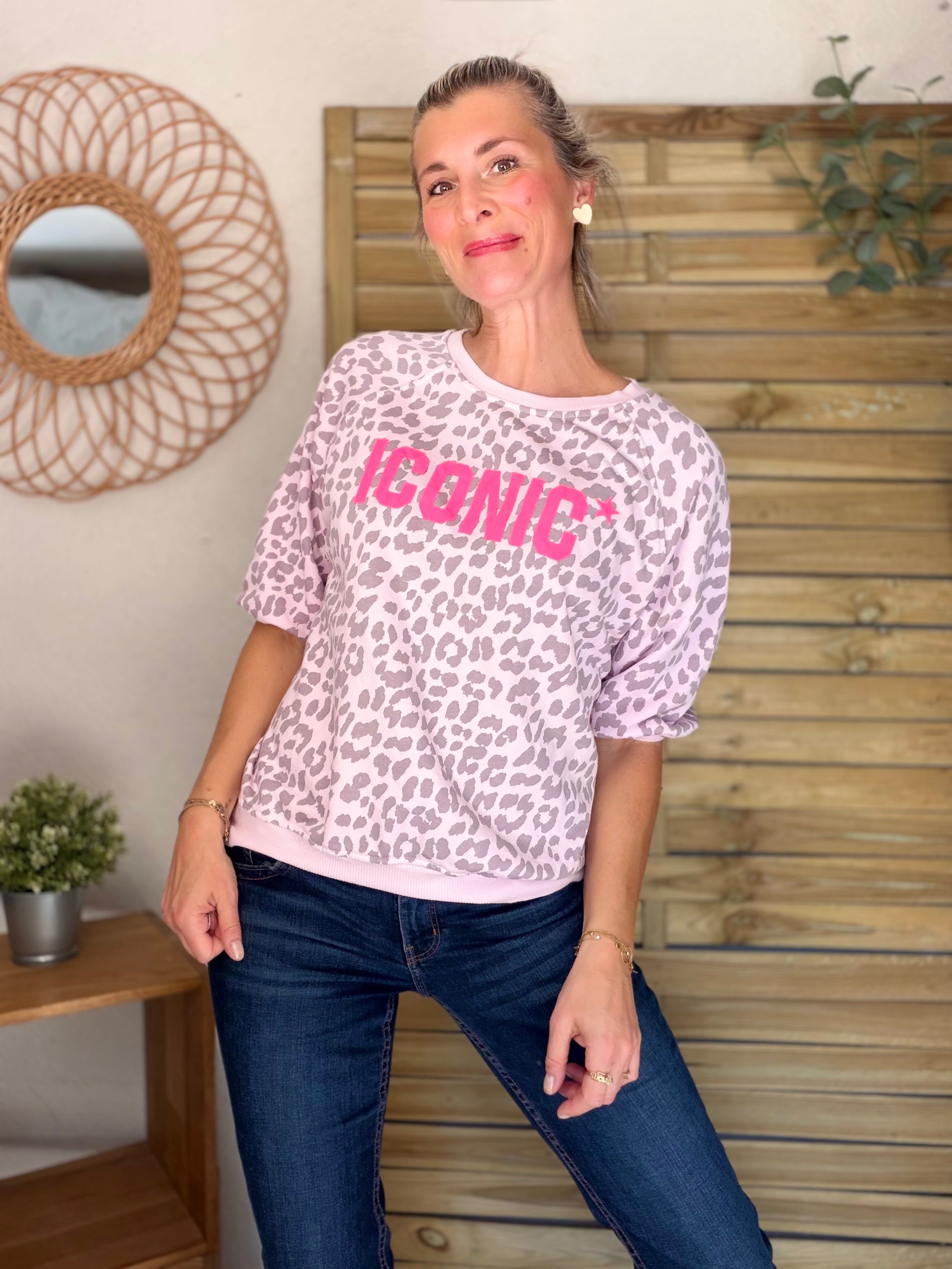 Sweat ICONIC Léo - ANGELA Rose