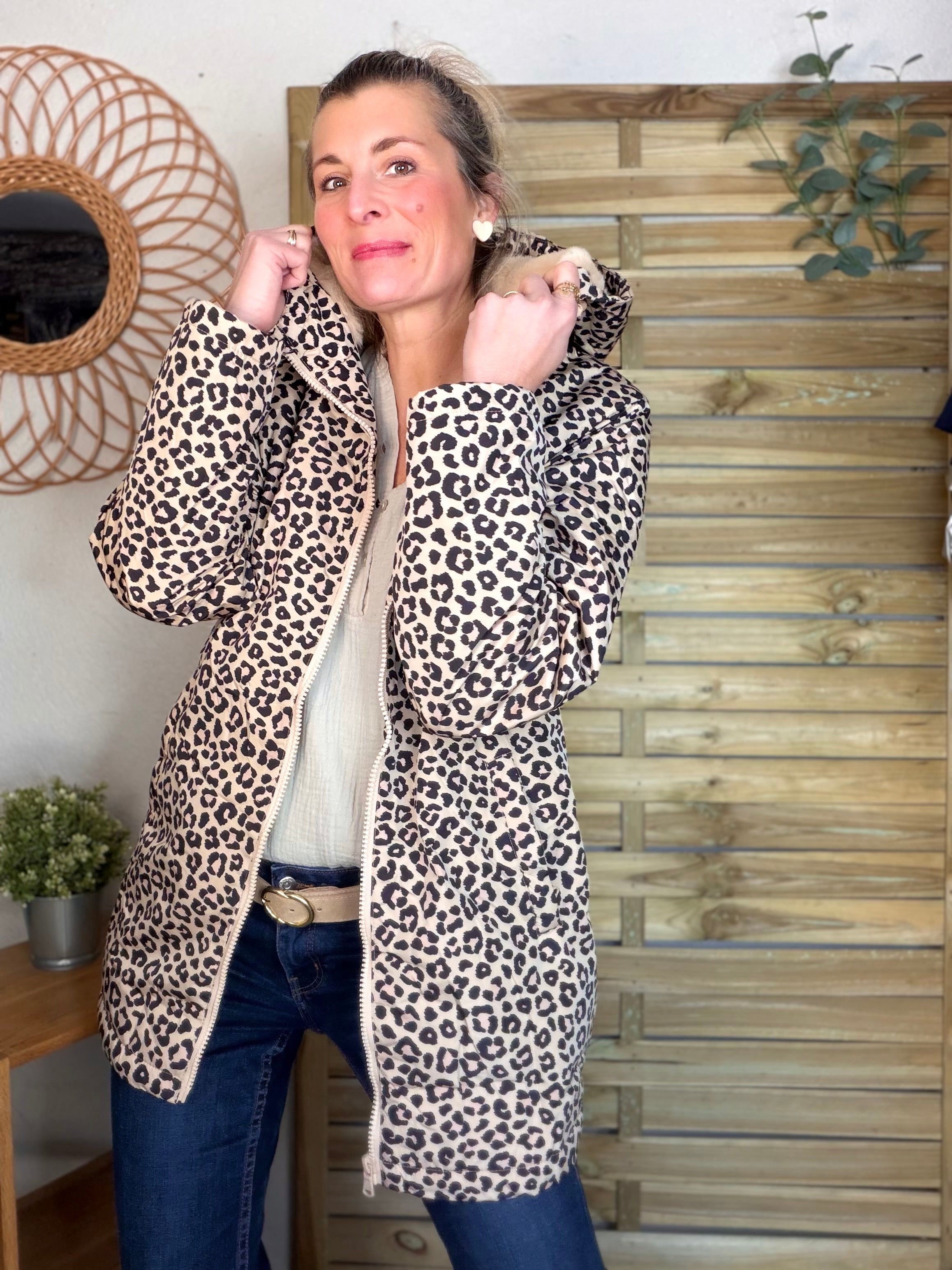 ⚡️ ARRIVAGE - Parka Imperméable fourré ALICE - Léo beige