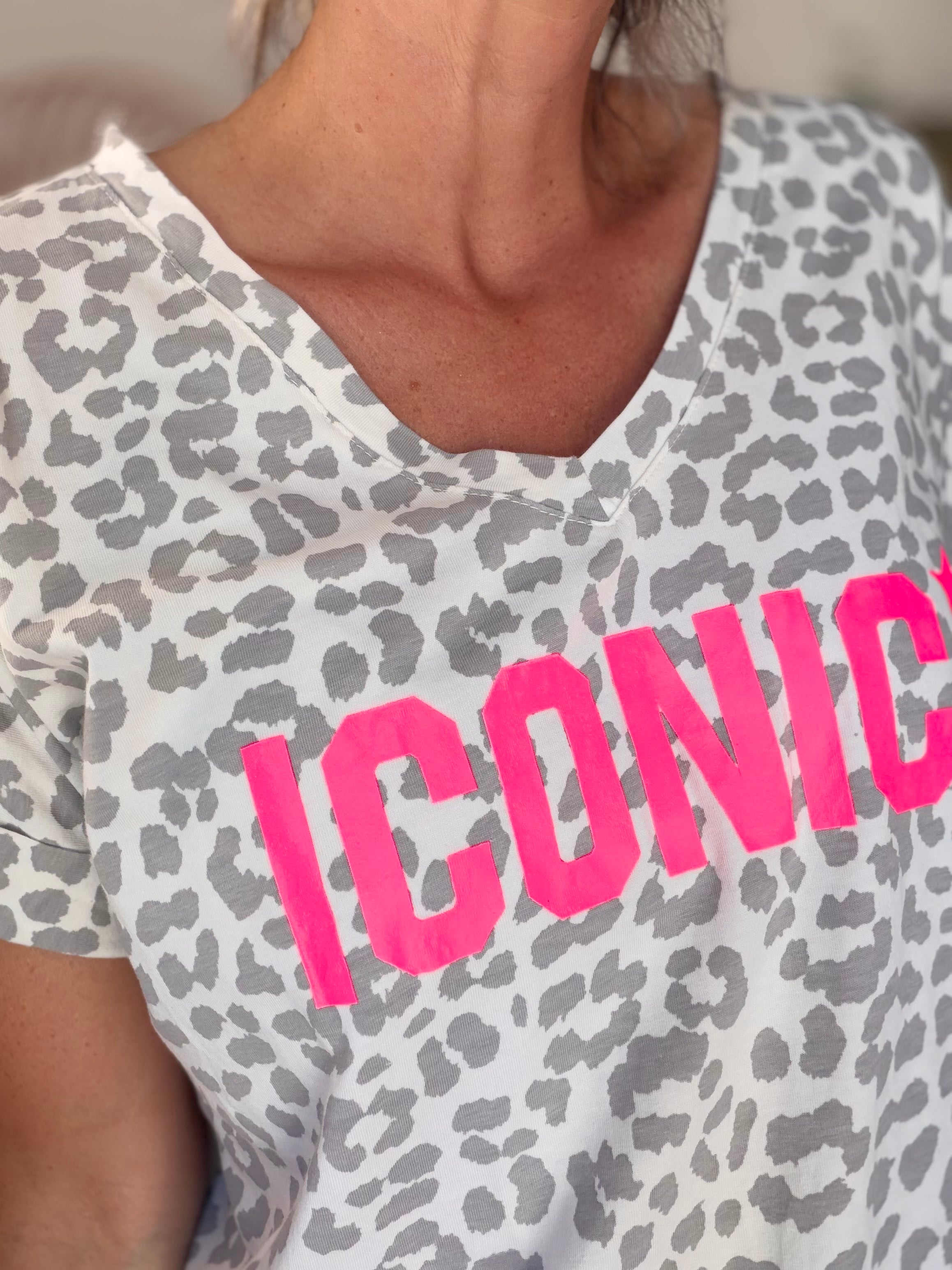 Top léo ICONIC col V - SHAUNA Écru