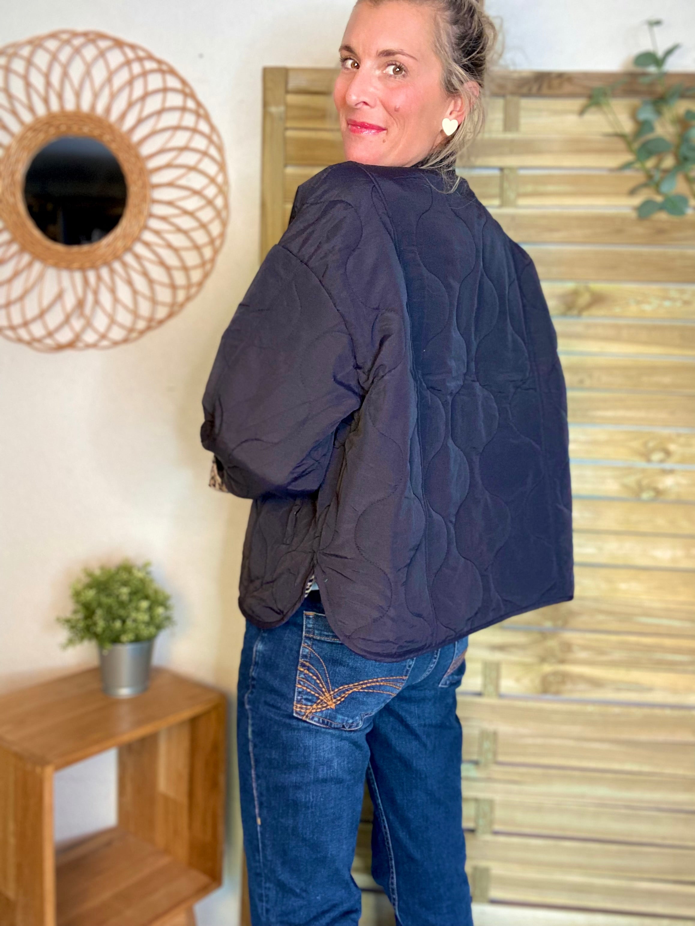 ⚡️ PÉPITES FRIDAY - Veste matelassée noir/léo HARPER