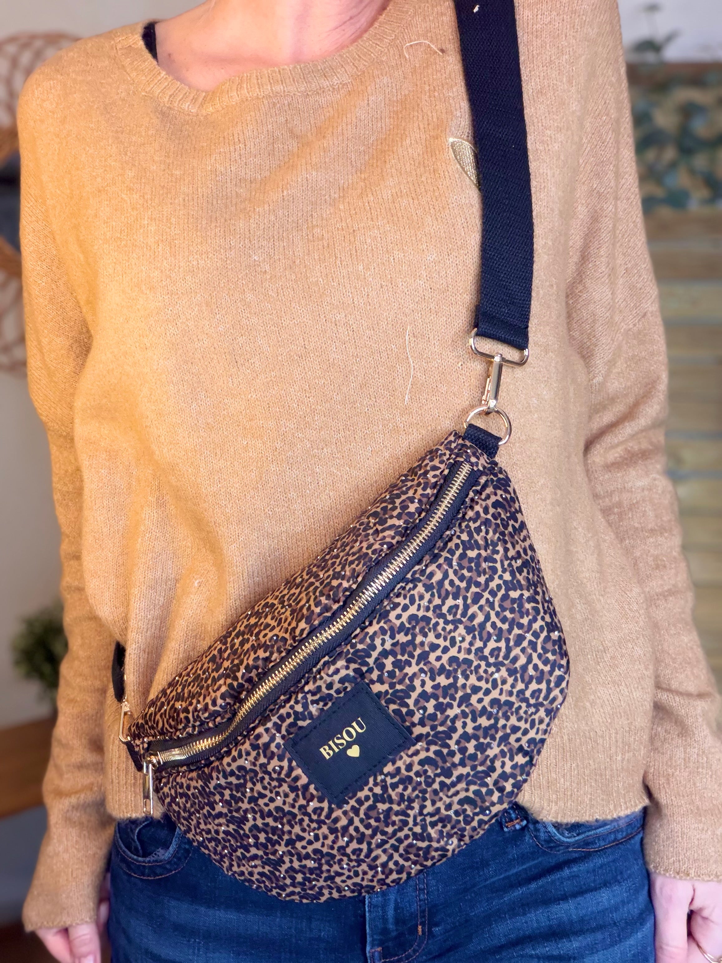 Sac banane avec strass BONNIE - Léo Bisous