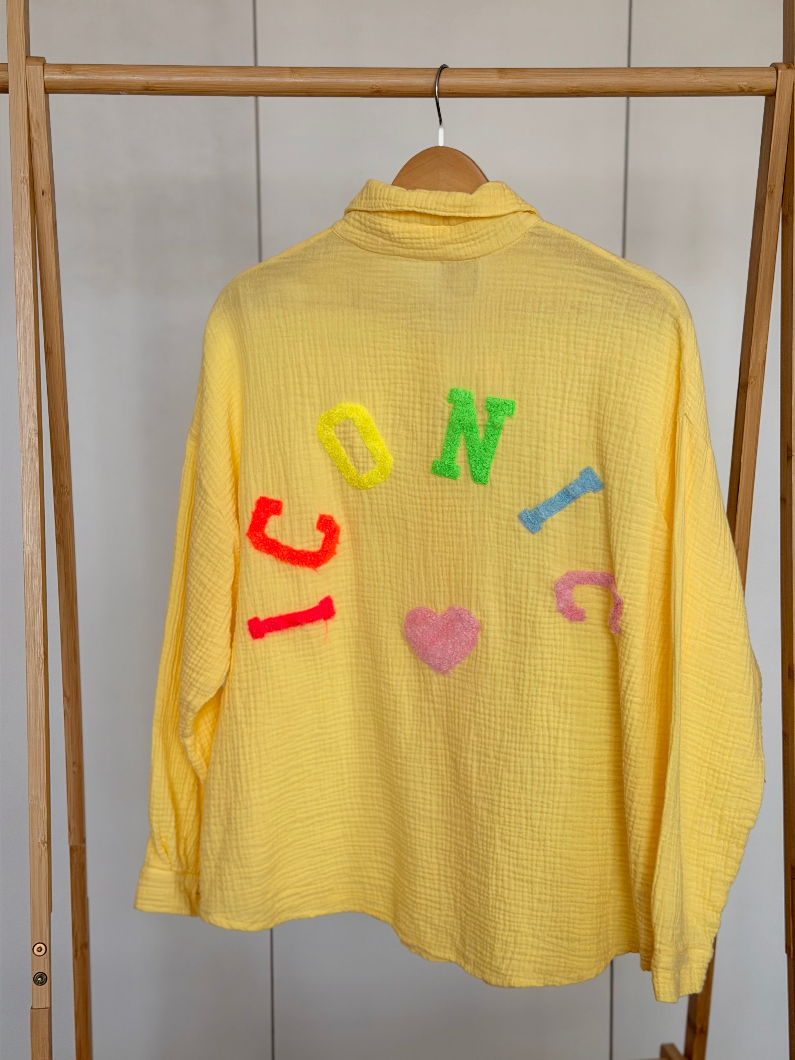 Chemise en gaze de coton ICONIC - ALANIS Jaune