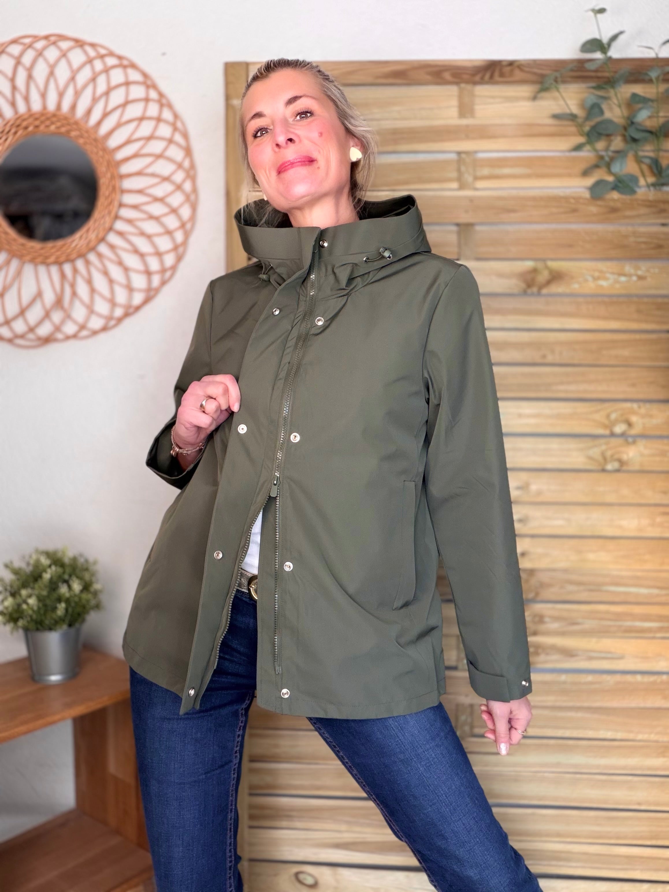 Imperméable LAURENCE mi-long - Kaki