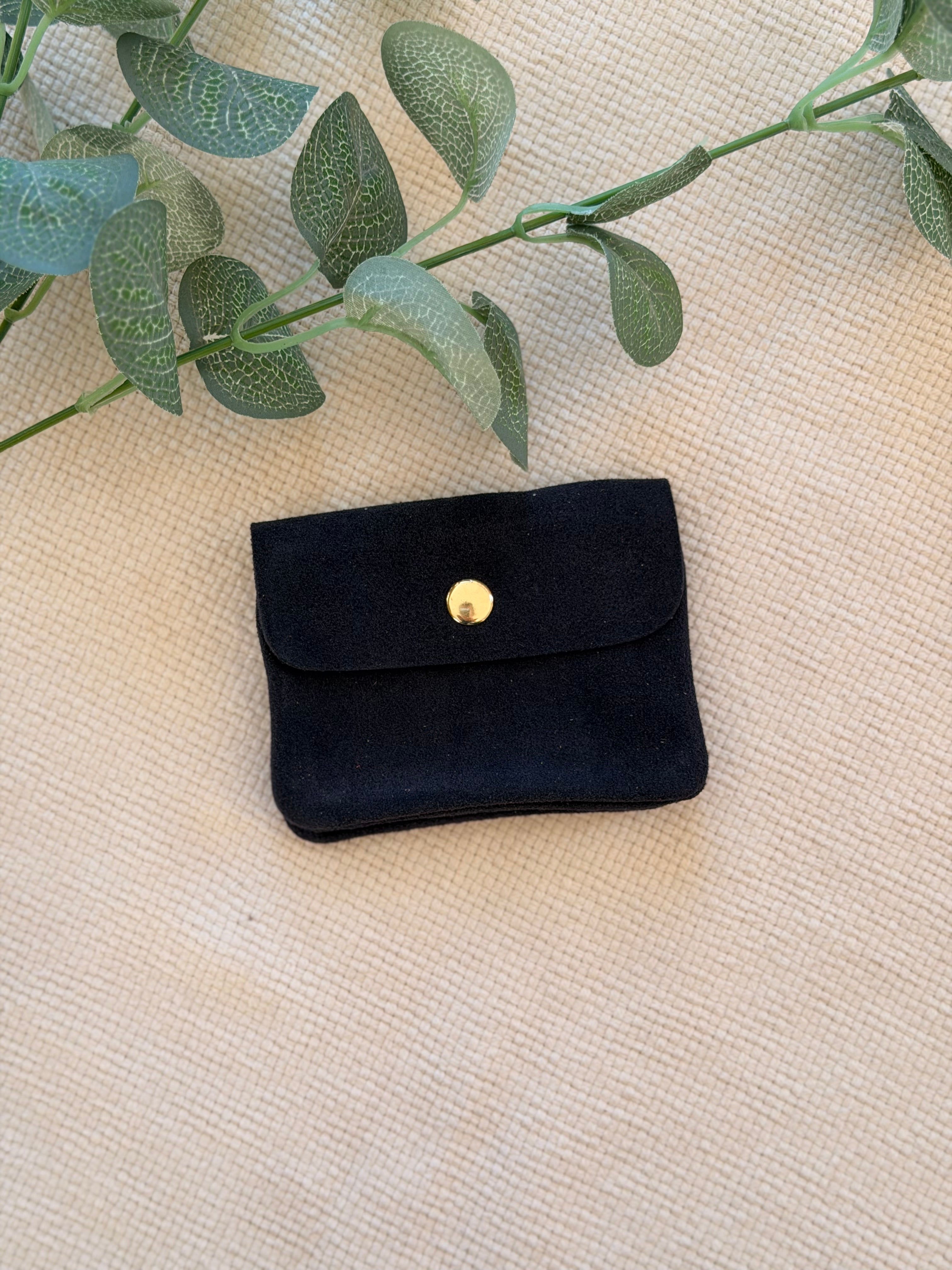 Porte monnaie / porte carte en cuir daim ACHILLE