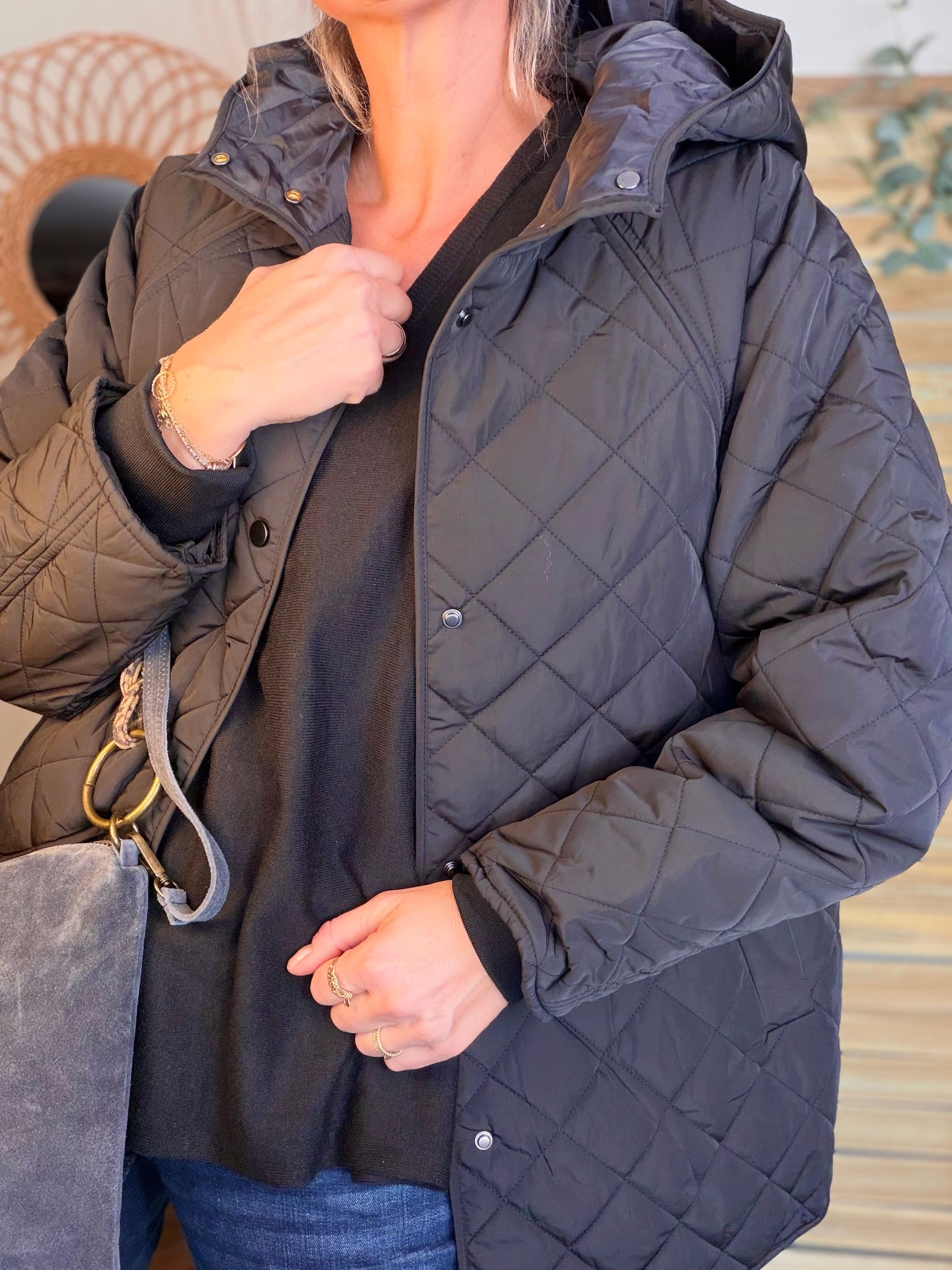 ⚡️ PÉPITES FRIDAY - Veste matelassée noir JASPER