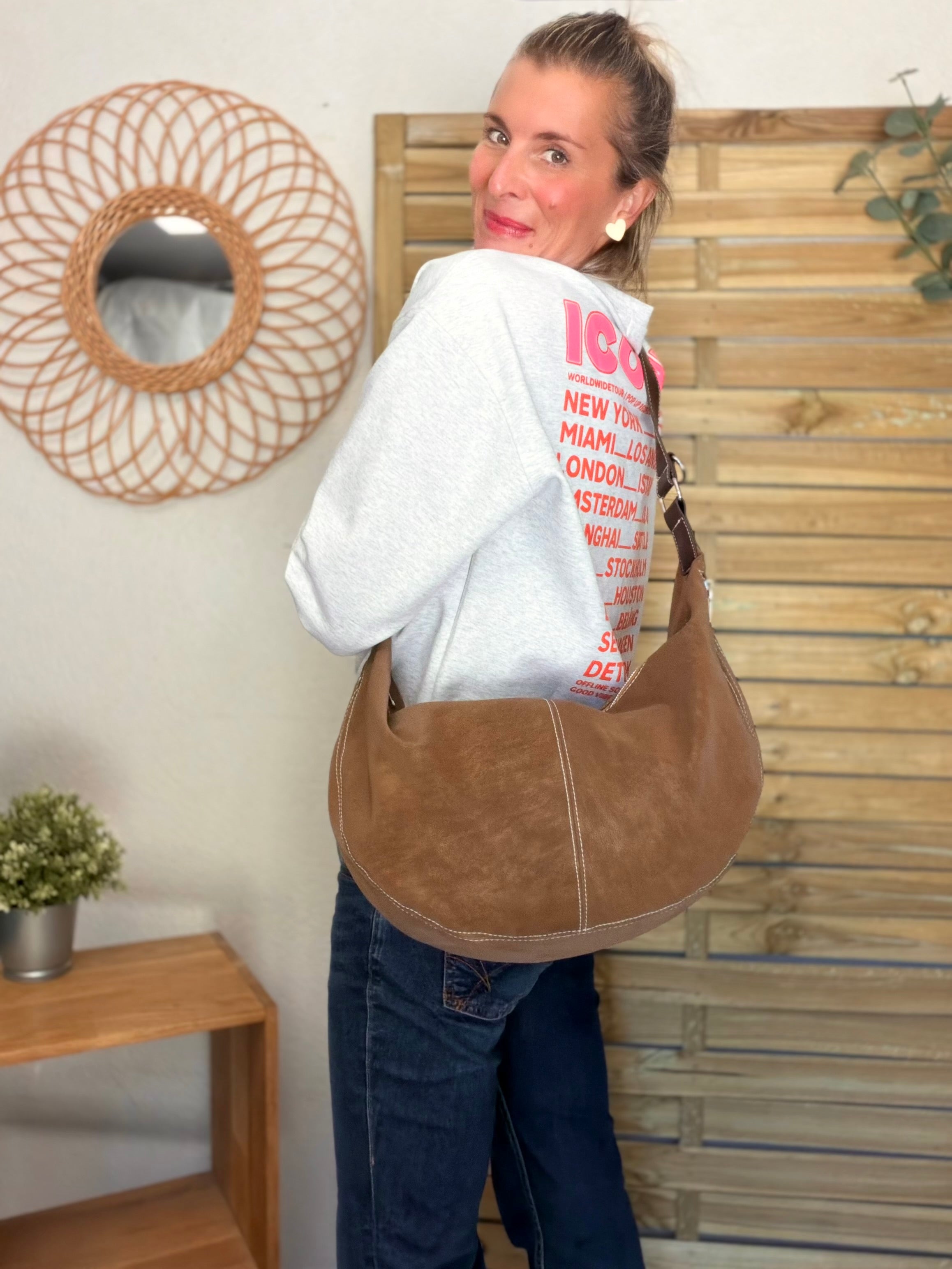 Sweat ICONIC ultra doux OMBLINE - Gris