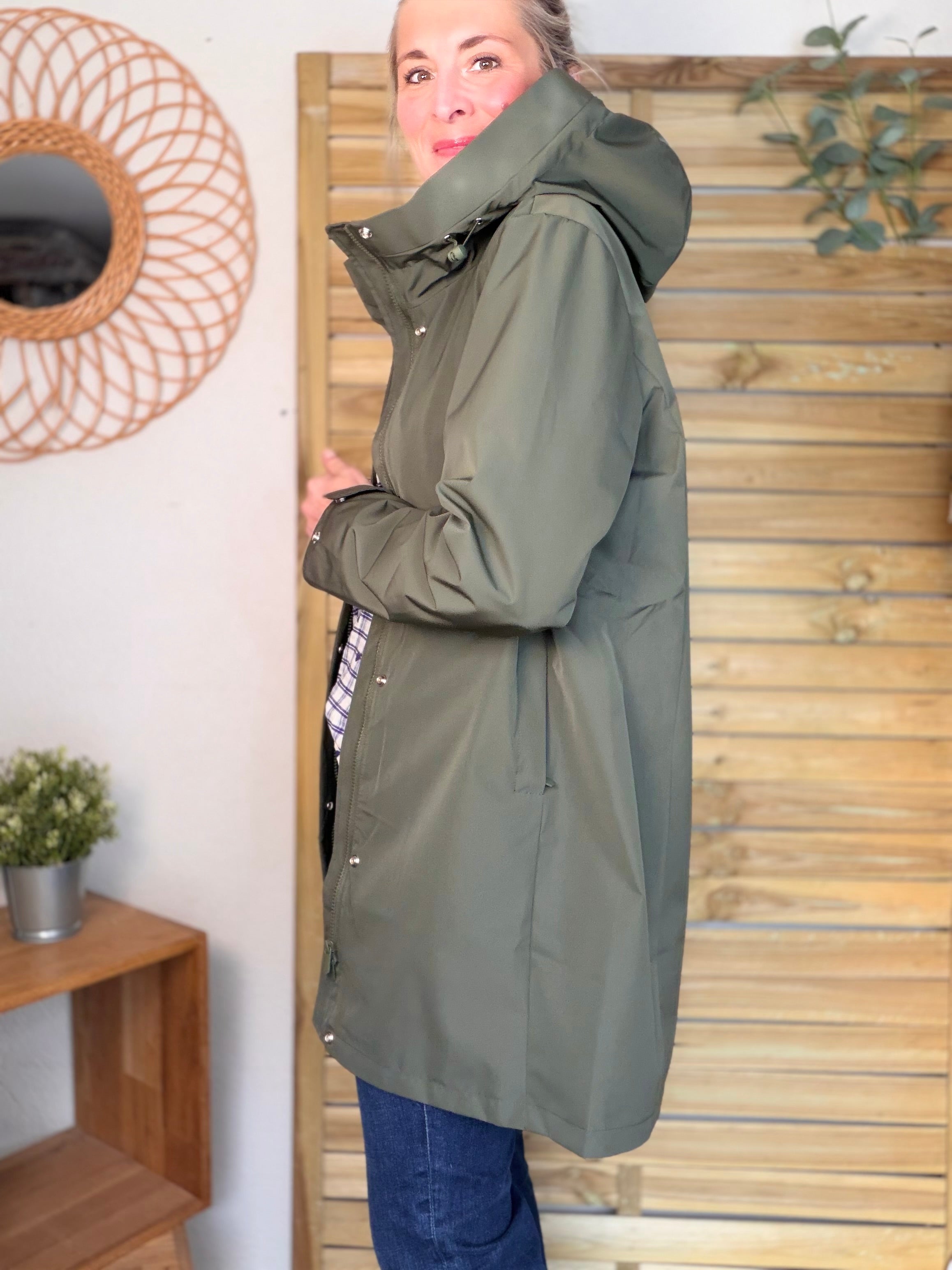 Imperméable LAURENCE long - Kaki
