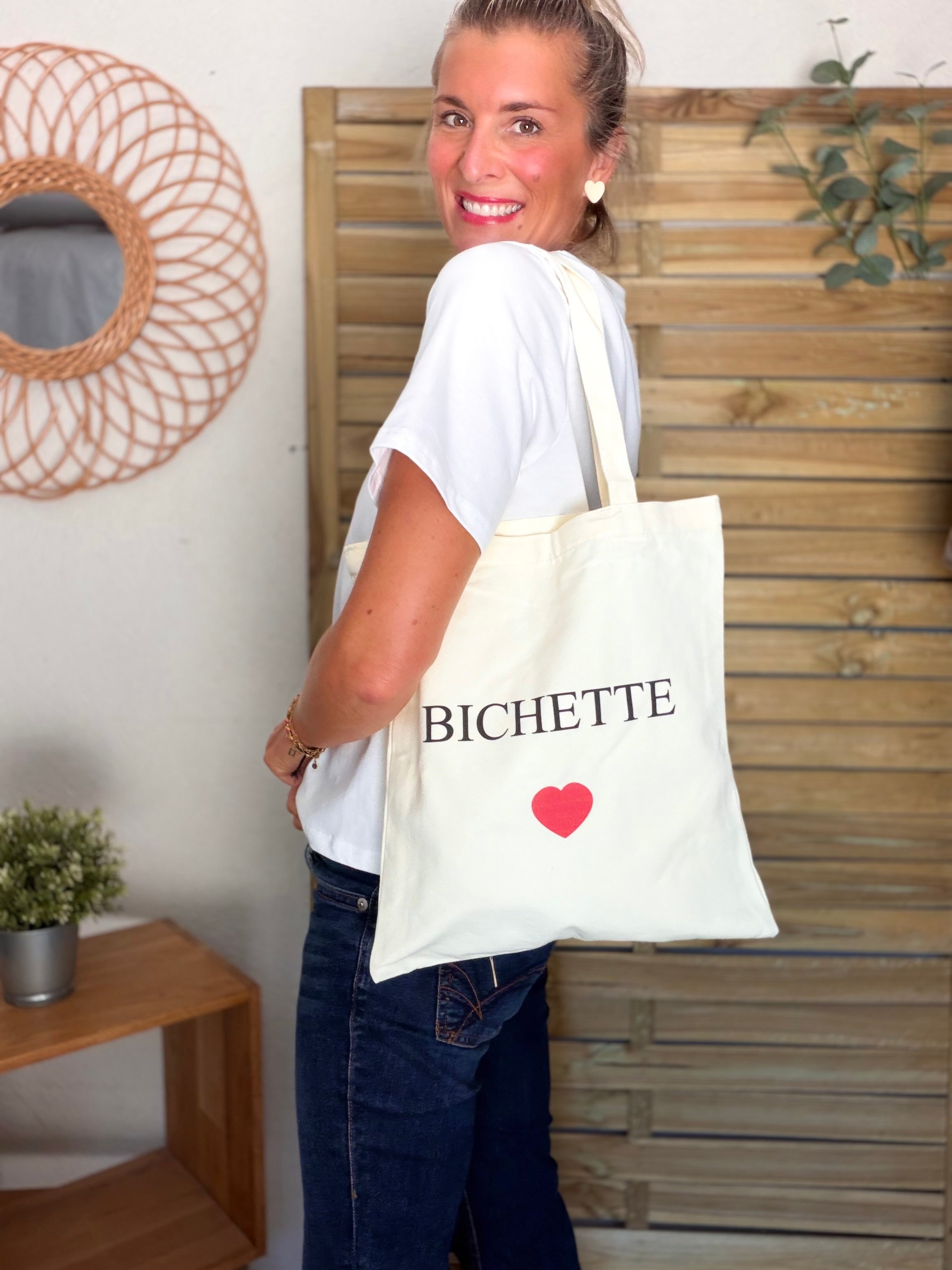 Tote bag LOLITA - AMOUR • BICHETTE • VIE EST BELLE