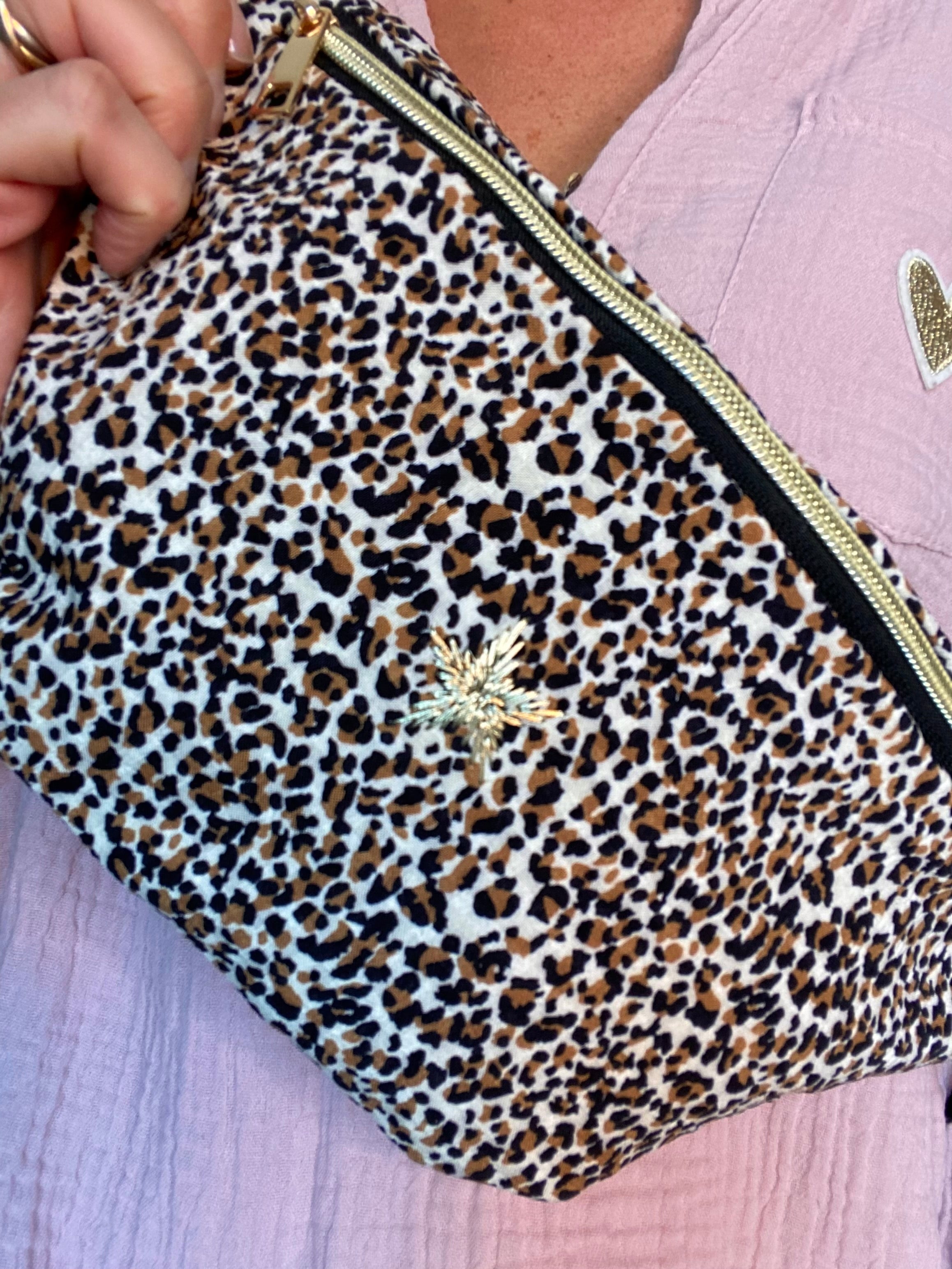 Sac banane Ciao Boum ELONY - Léo beige 🐆