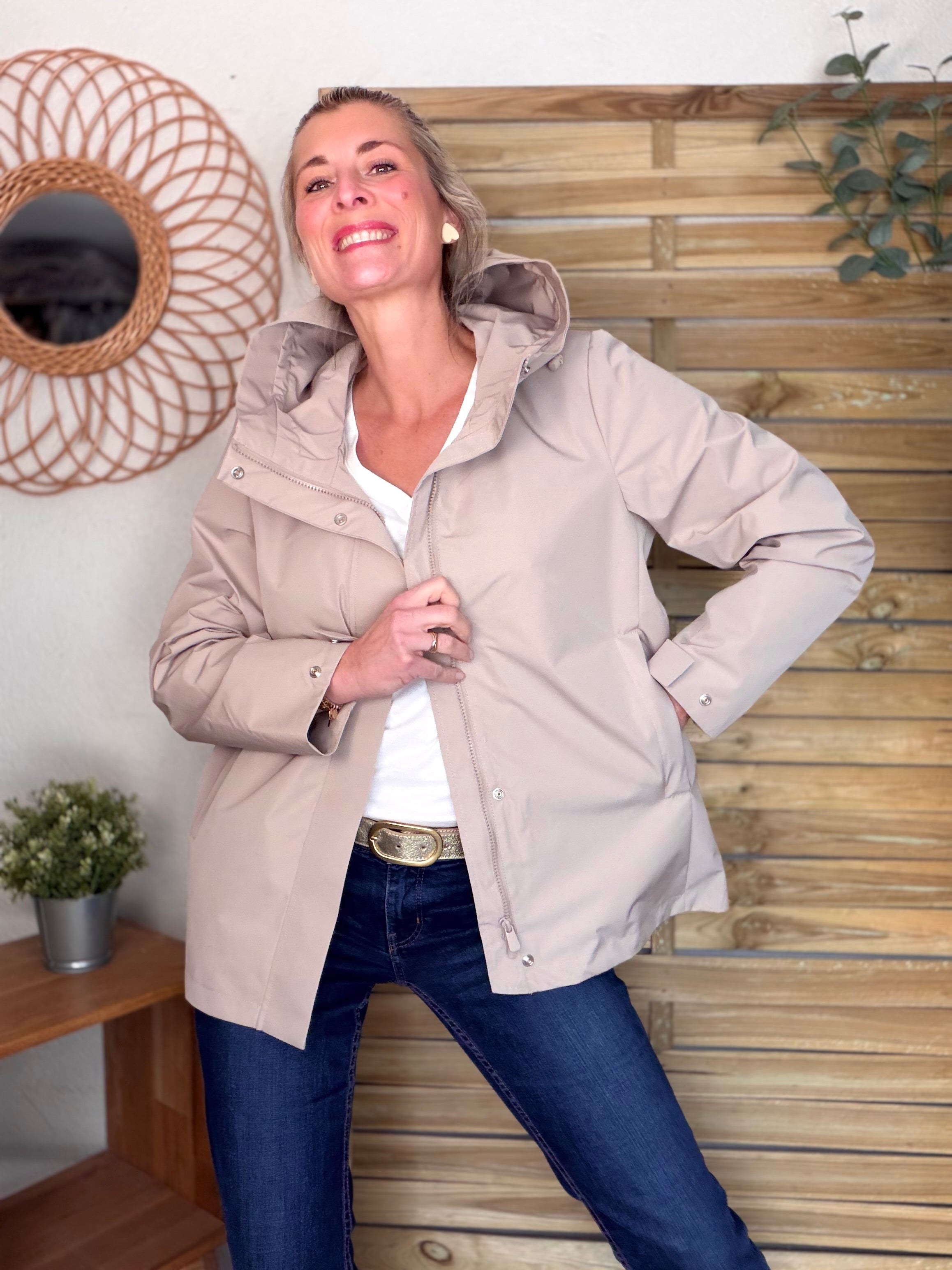 Imperméable LAURENCE mi-long - Beige