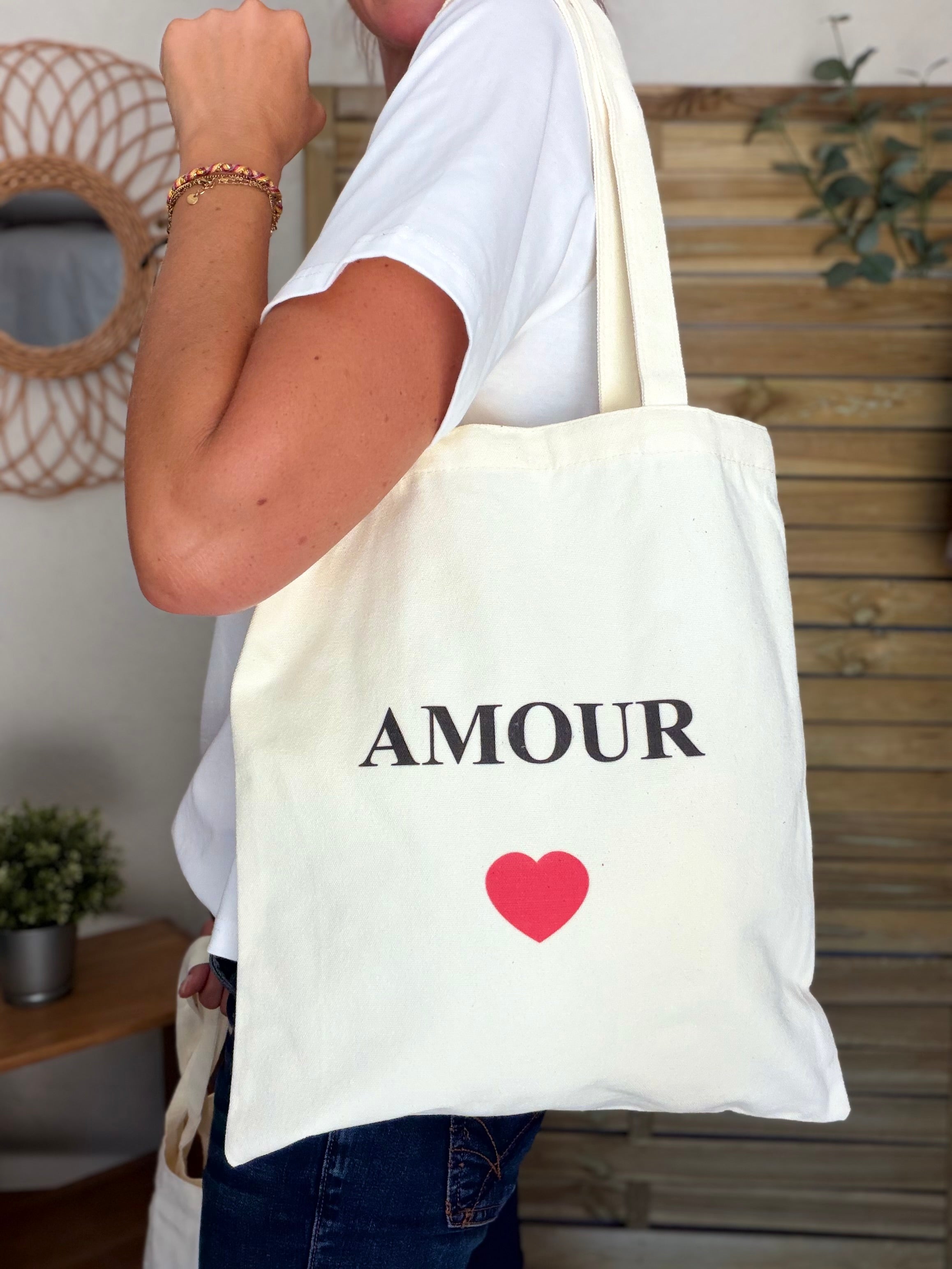 Tote bag LOLITA - AMOUR • BICHETTE • VIE EST BELLE