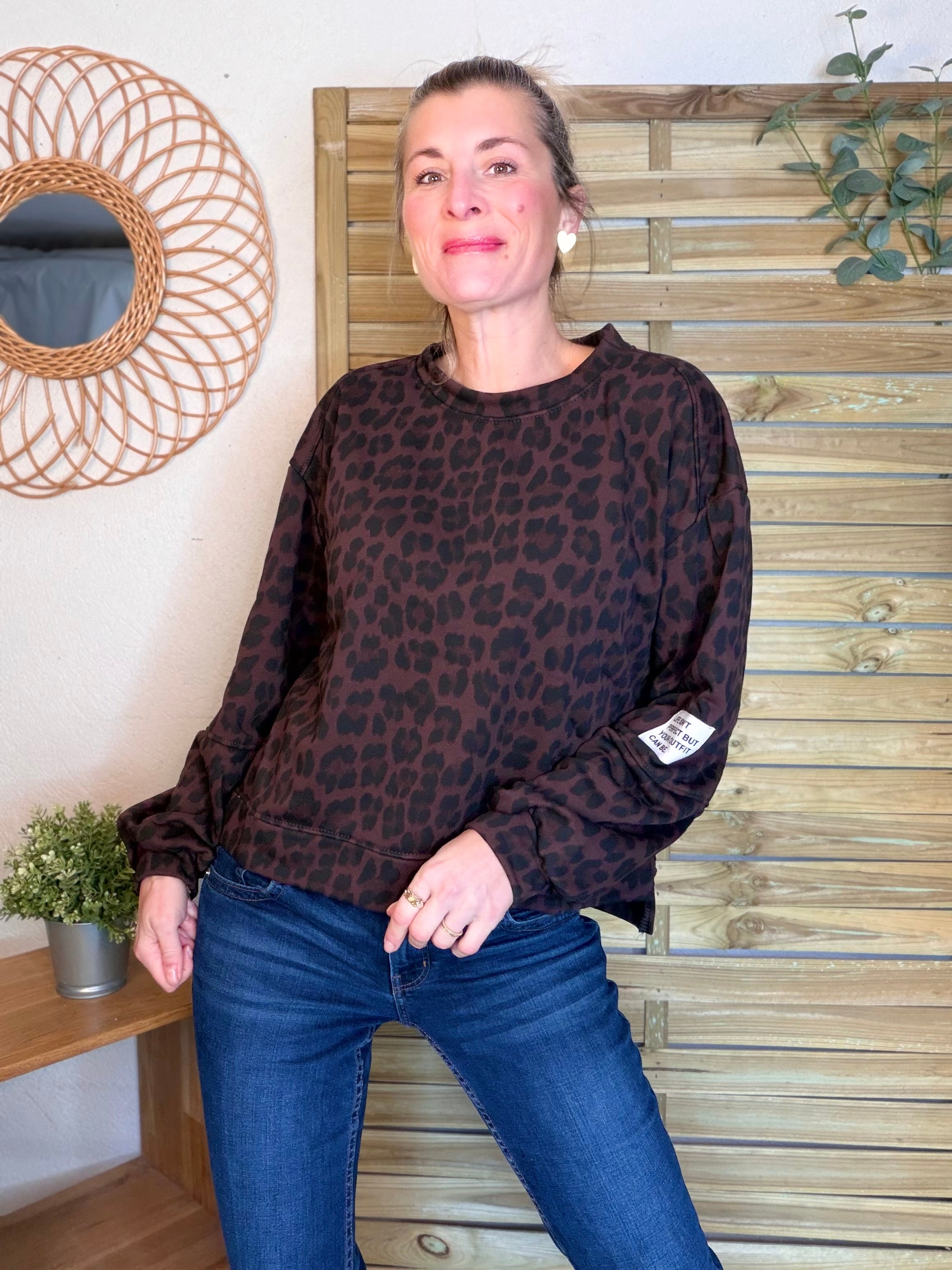 Sweat Léo Choco MAELLE