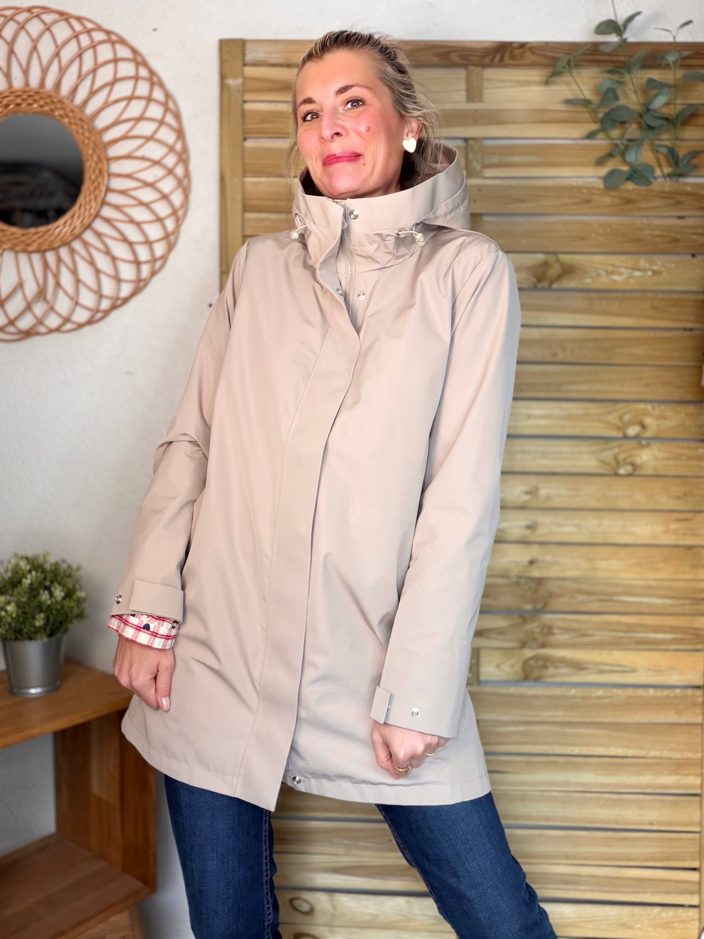 Imperméable LAURENCE long - Beige
