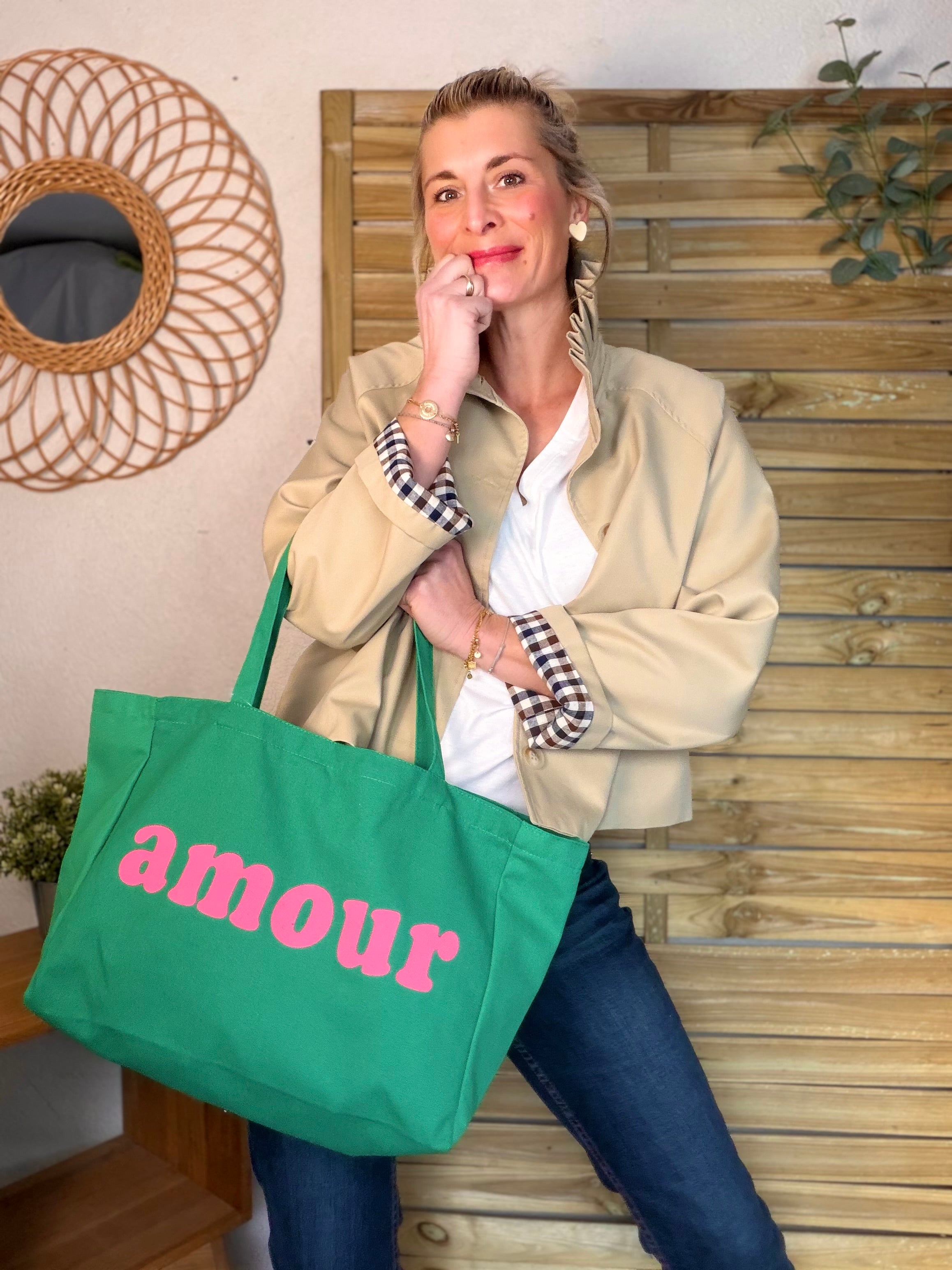 Grand cabas Tote bag amour BELLY