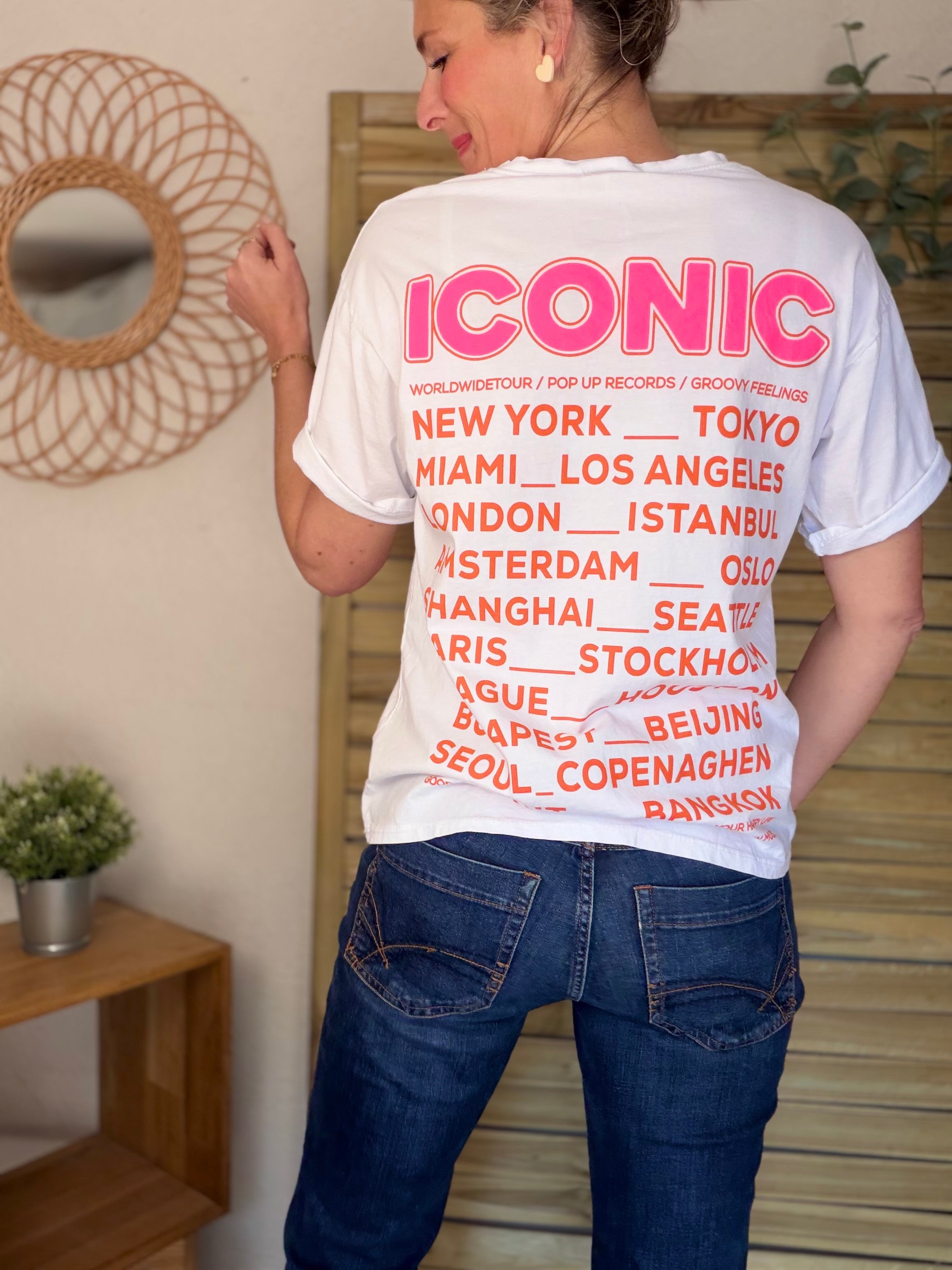 Tee shirt ICONIC DANA Blanc