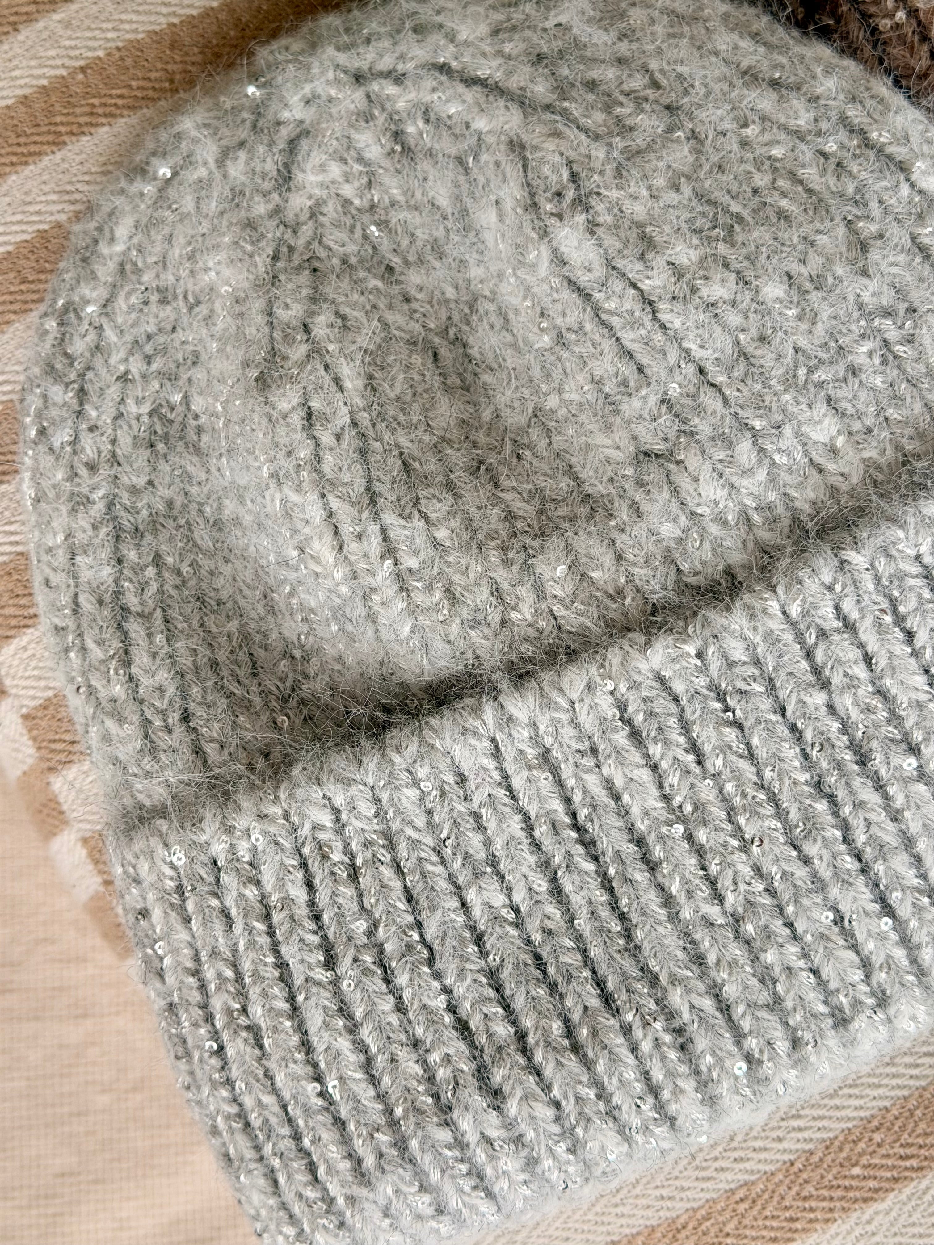 Bonnet en laine avec sequins ÉLOI
