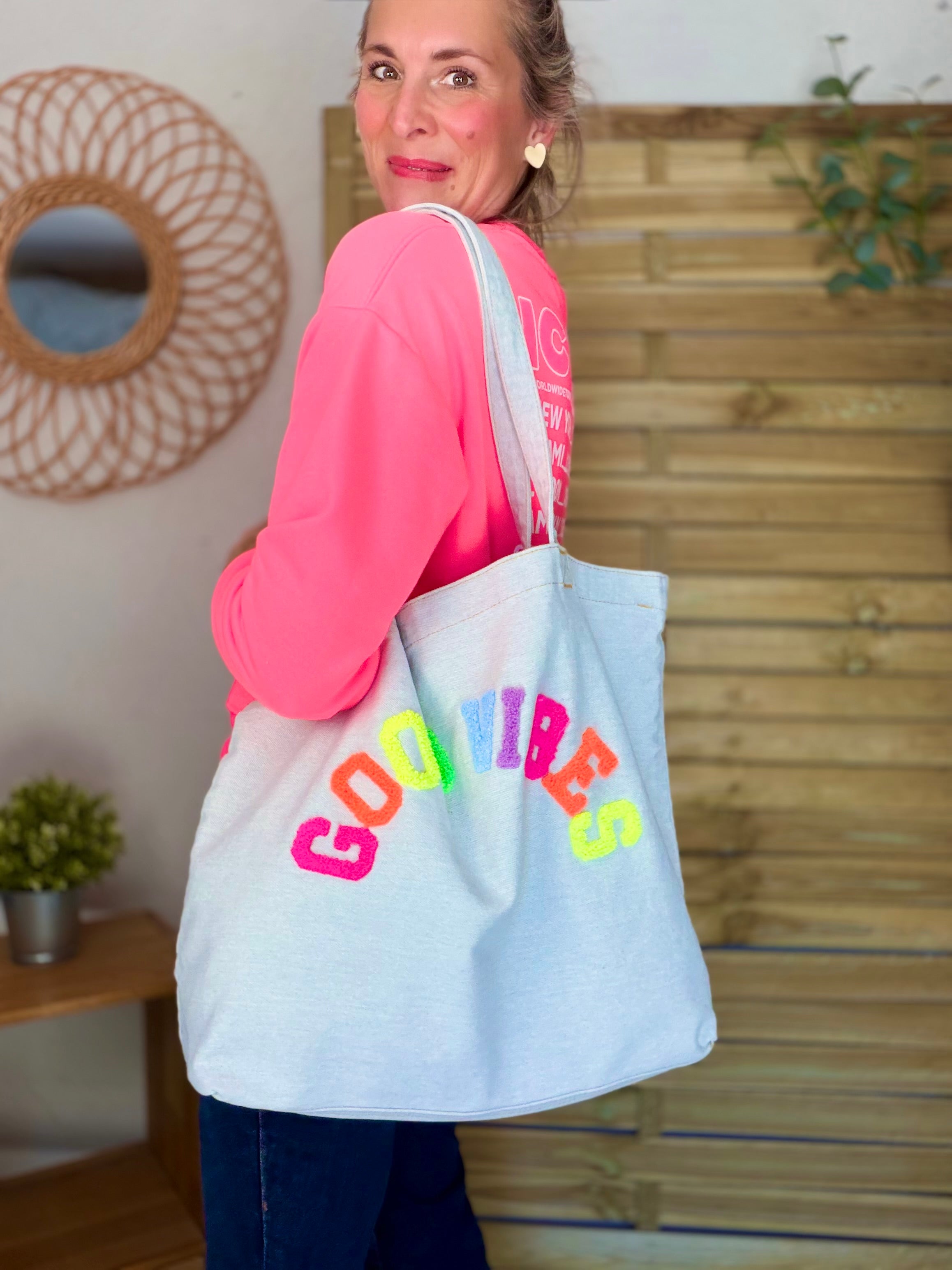 Sweat ICONIC COLINE - Rose fluo