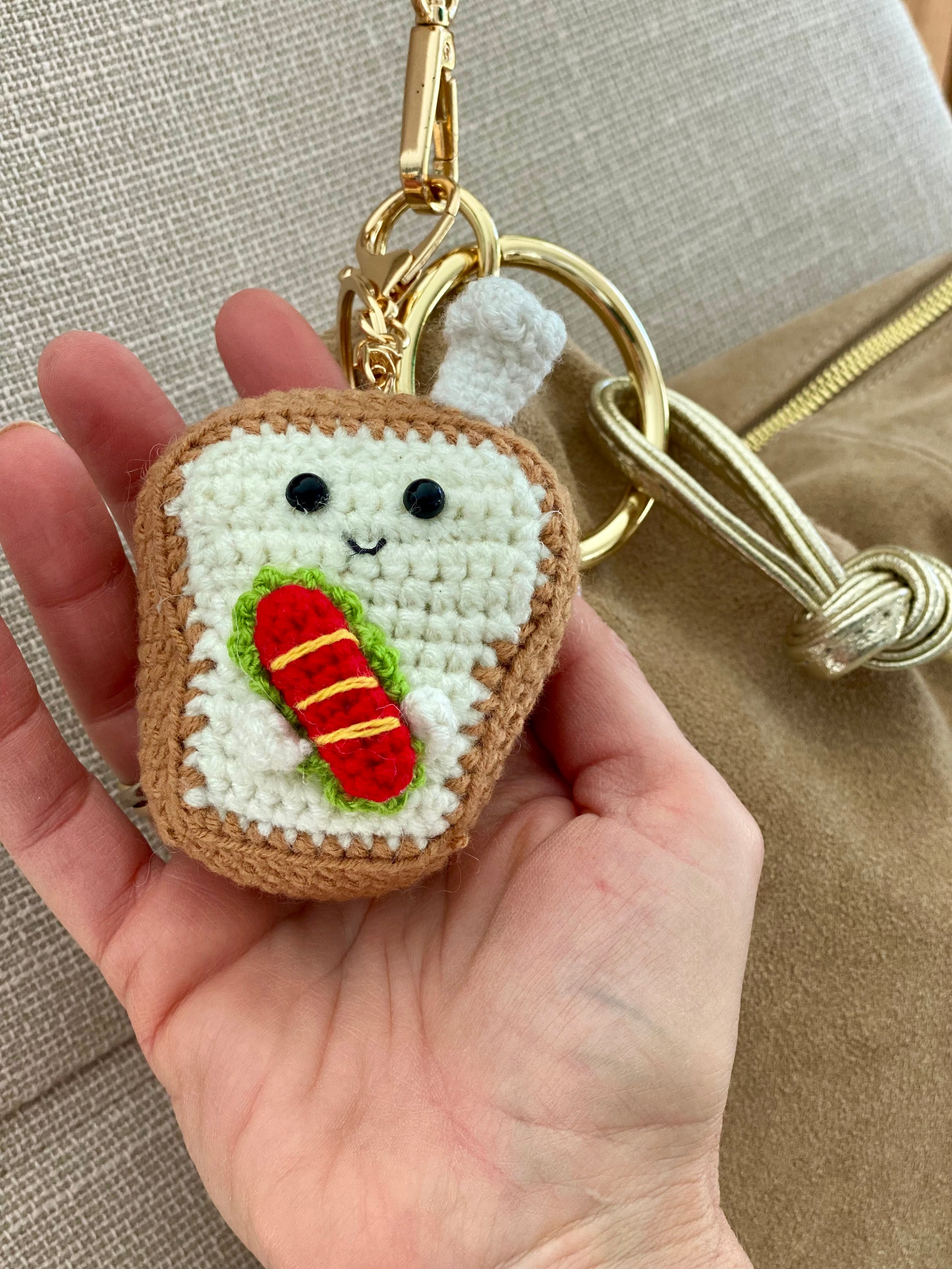 Porte-clefs Grigri en crochet ANATOLE