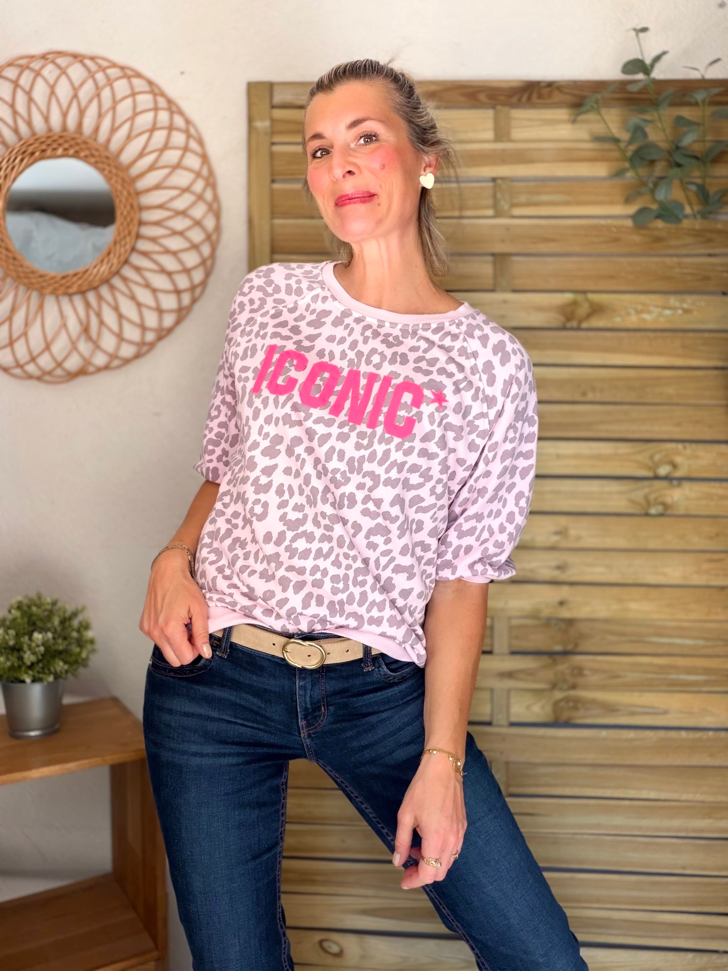 Sweat ICONIC Léo - ANGELA Rose