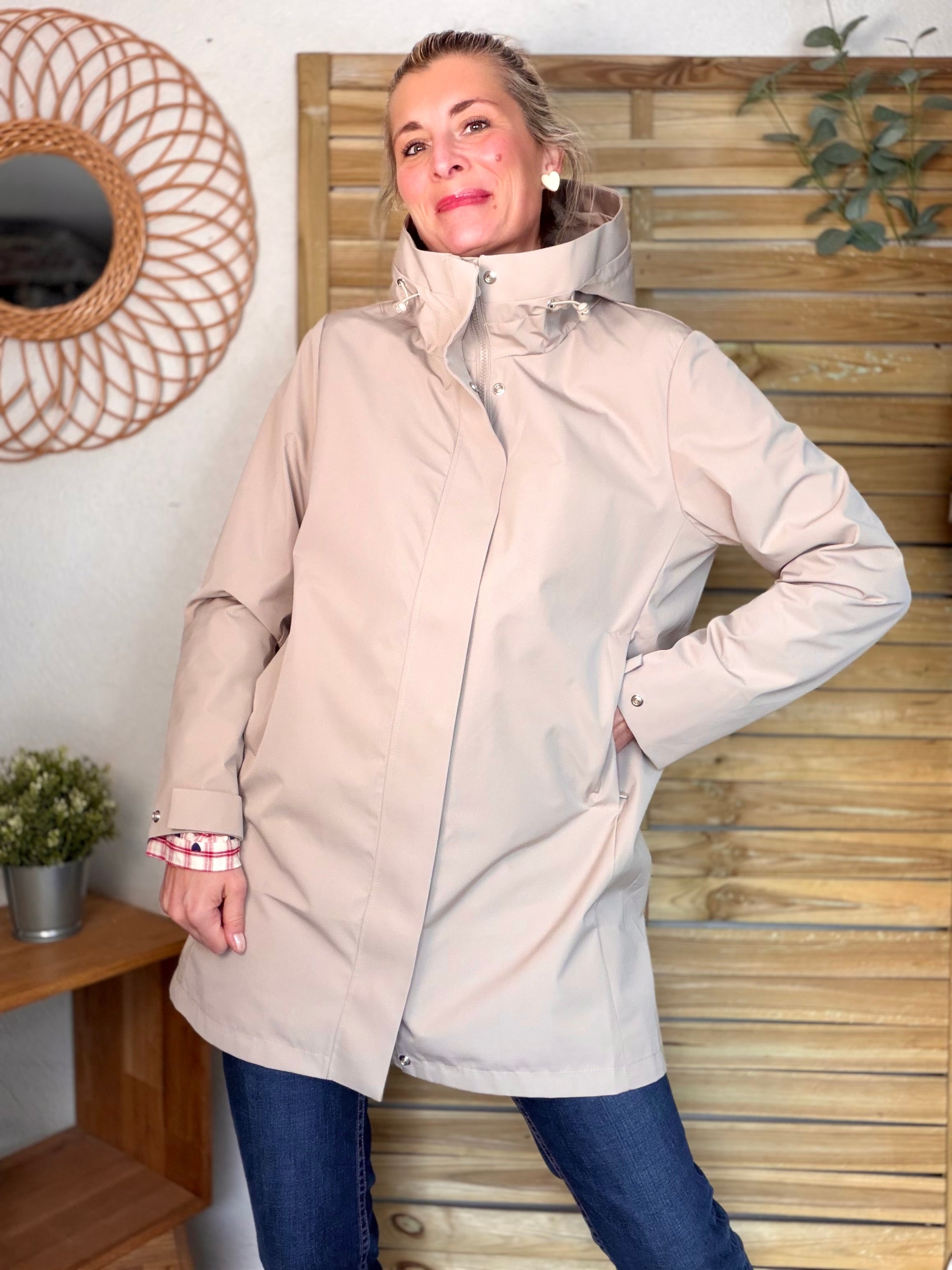 Imperméable LAURENCE long - Beige