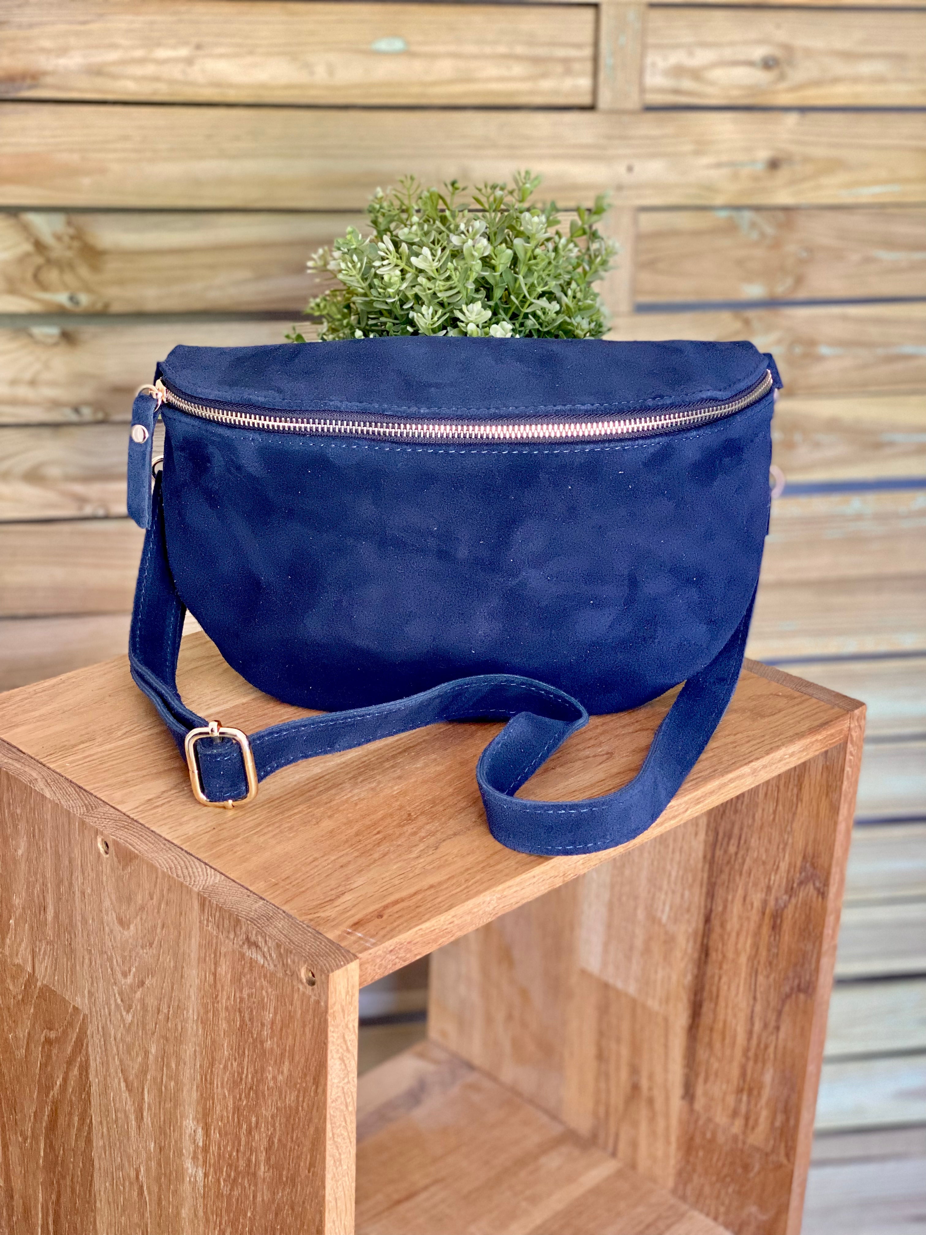 Sac banane cheap bleu marine