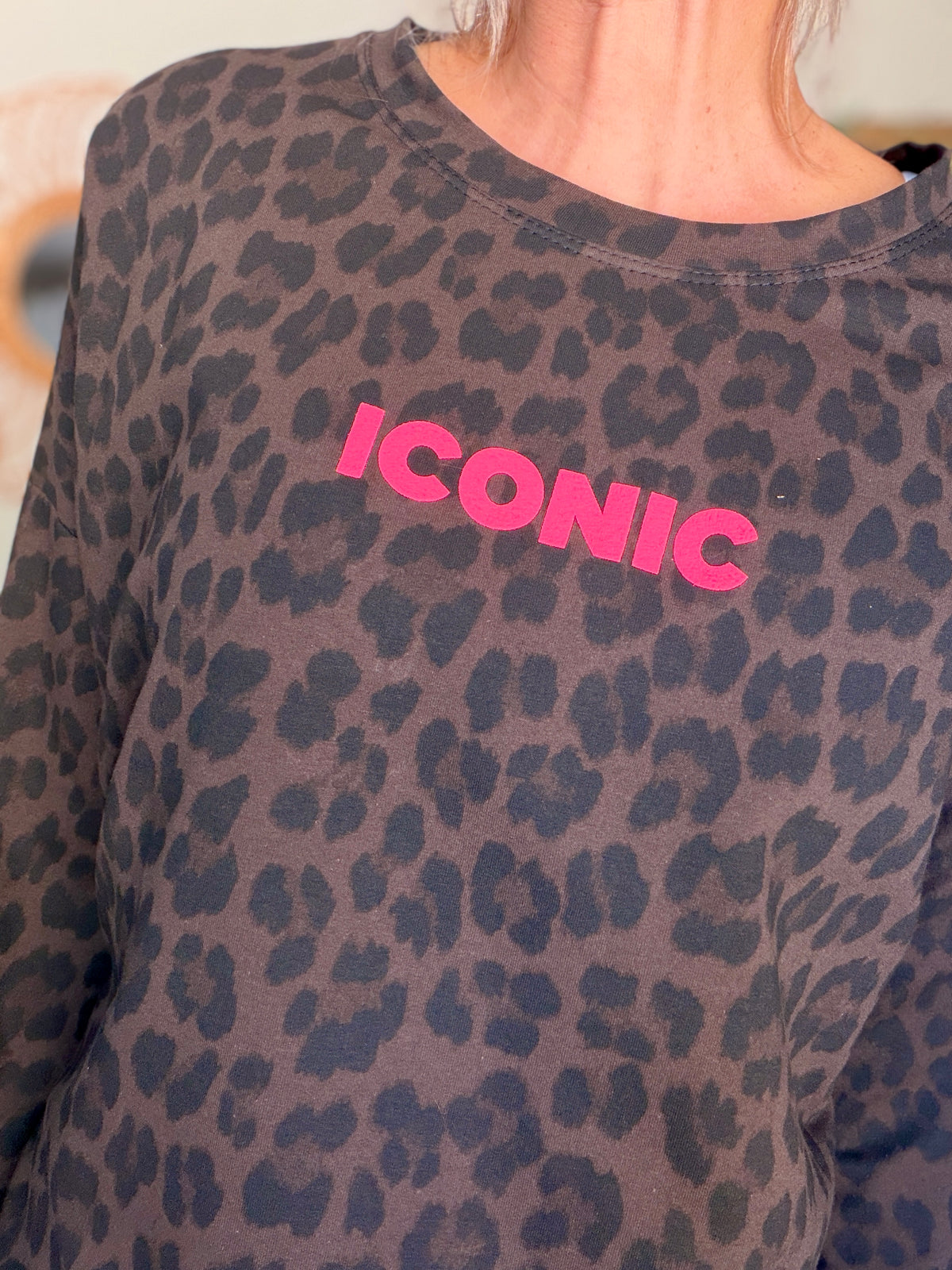 Sweat ICONIC léger 100% coton FAUSTINE Léo choco (taille 34 à 46) (Copie)
