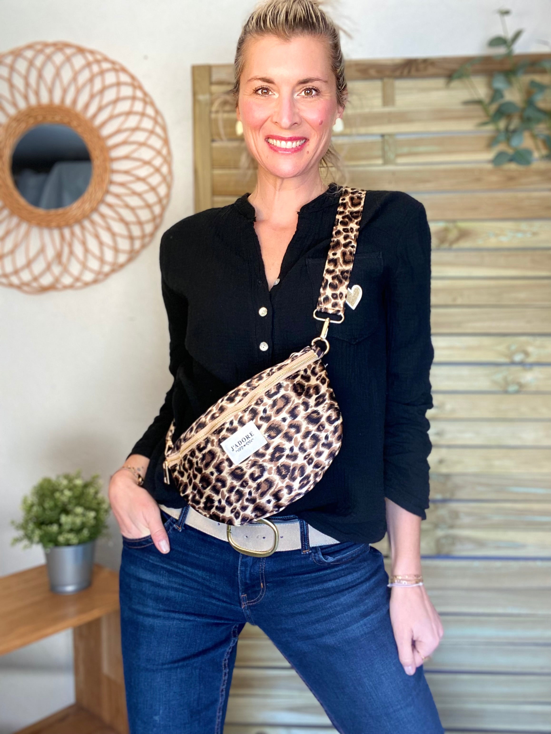 Sac banane L - BONNIE - Léo choco 🐆