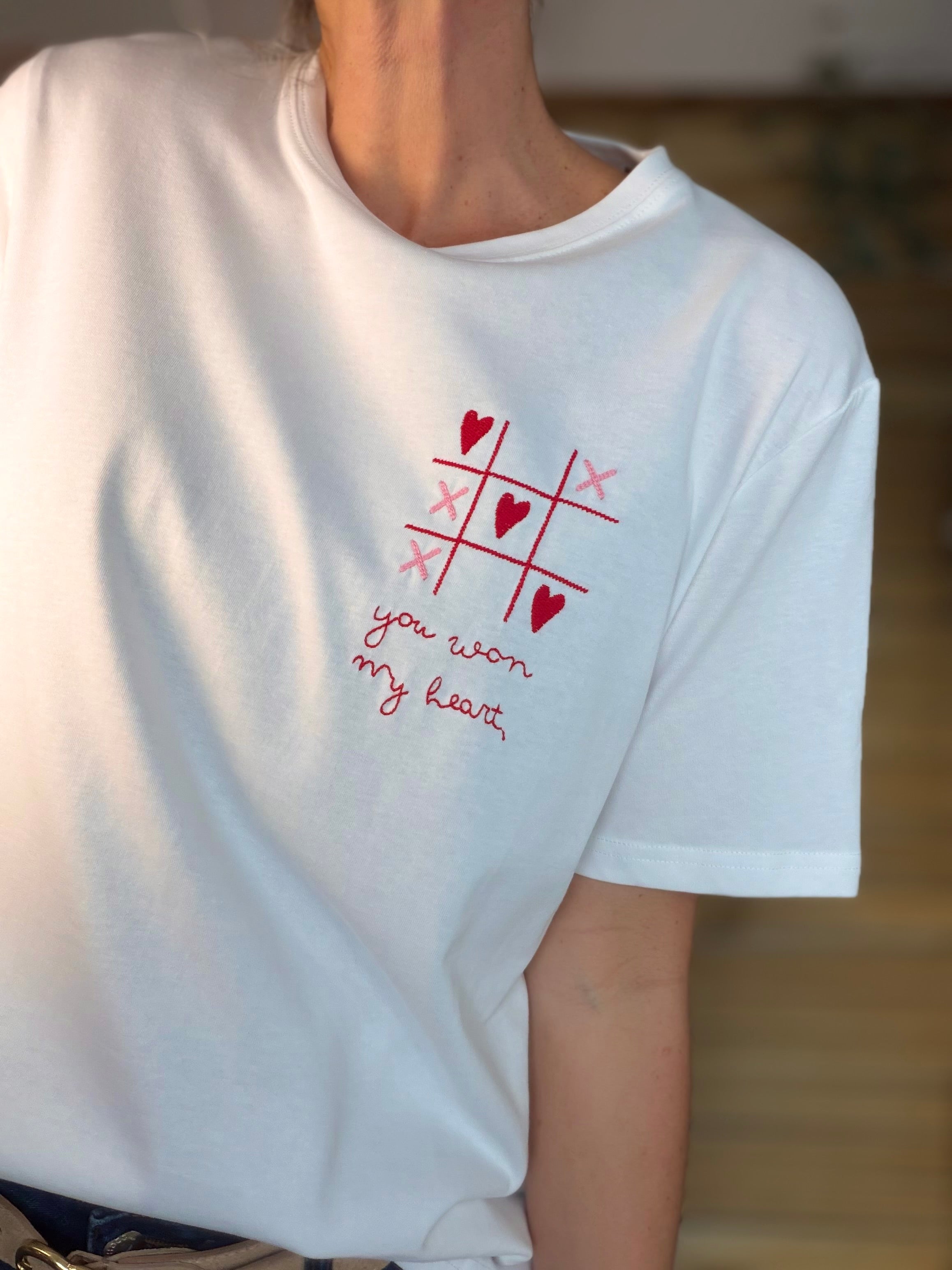 Tee shirt YOU WON MY HEART - MORAG