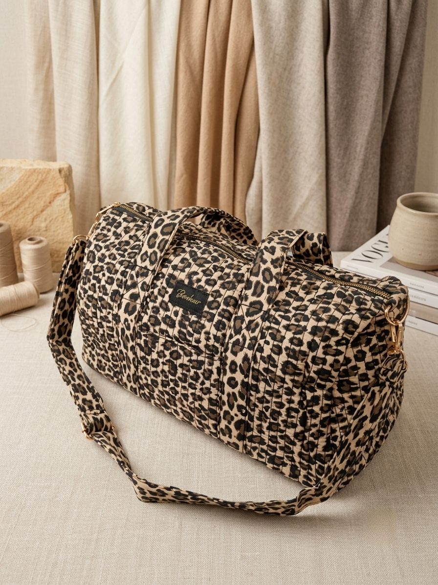 Sac polochon imprimé Léo Bonheur NOA
