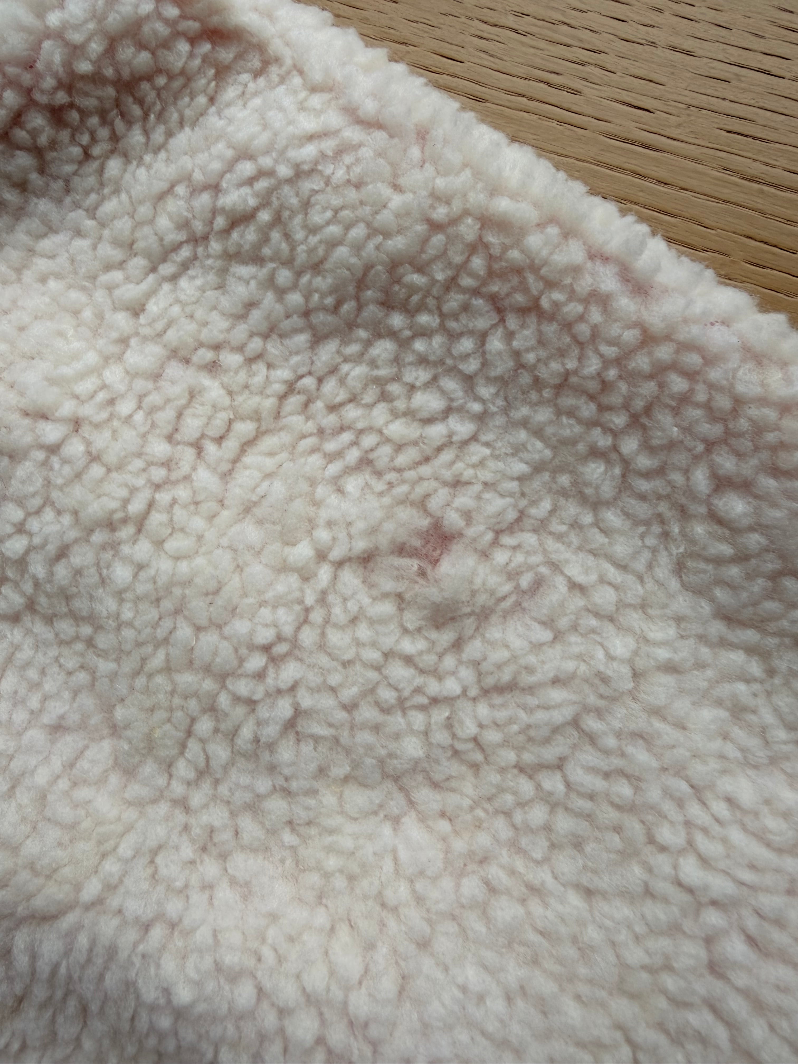 *** IMPERFECTION - Veste matelassée réversible Sherpa AMÉLIE Rose (Taille S/M)