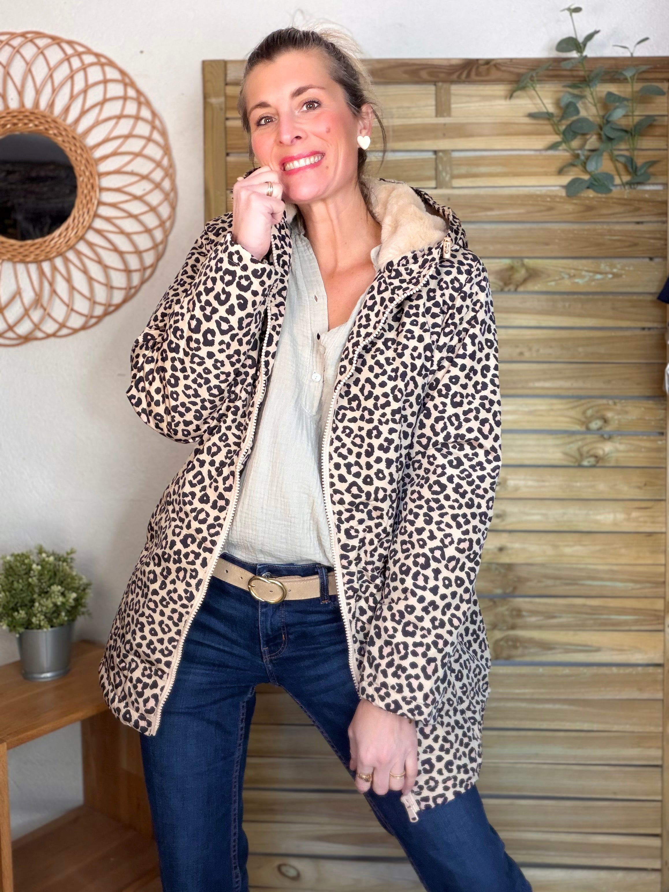 ⚡️ ARRIVAGE - Parka Imperméable fourré ALICE - Léo beige