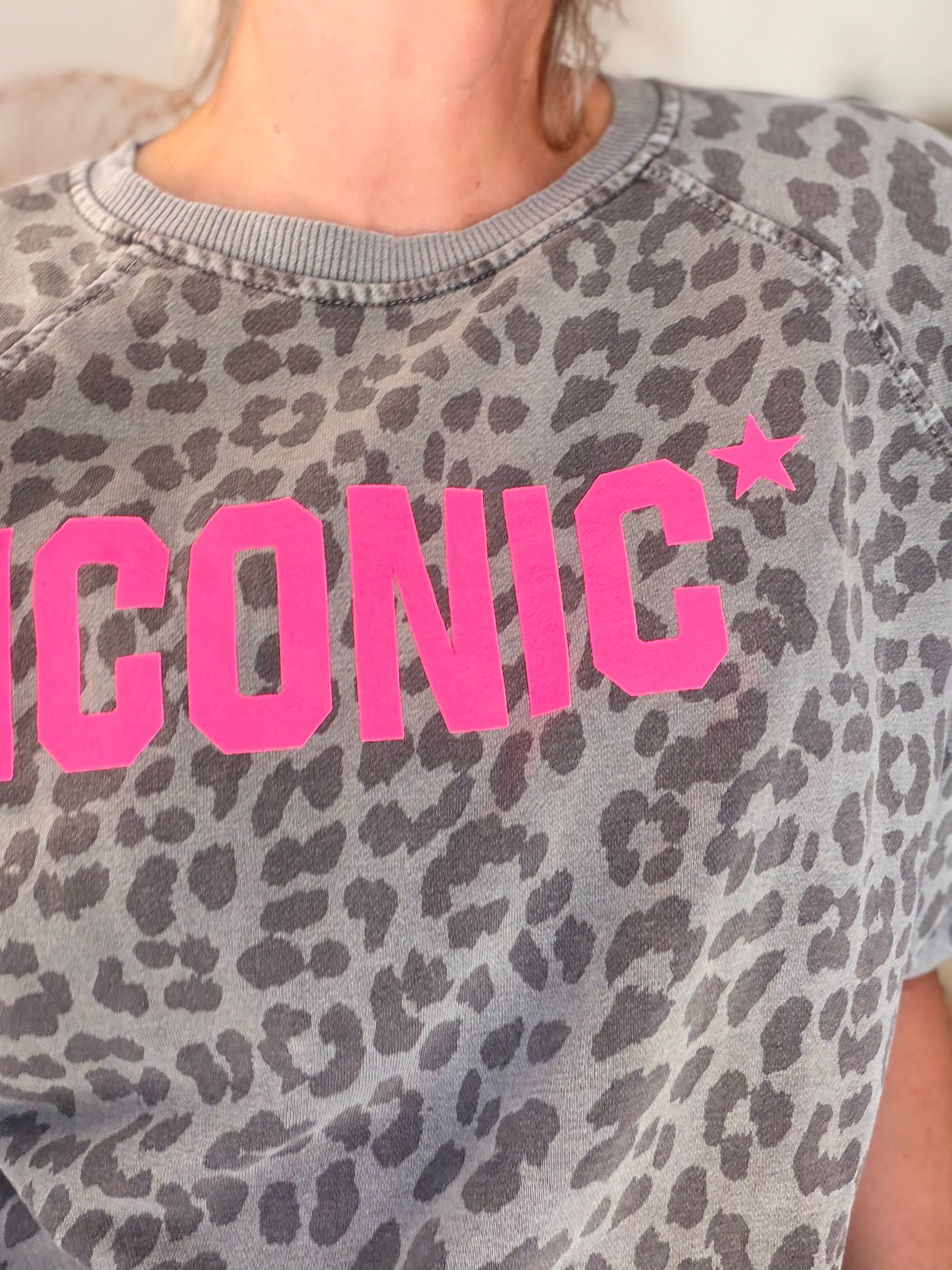 Sweat ICONIC Léo - ANGELA Gris