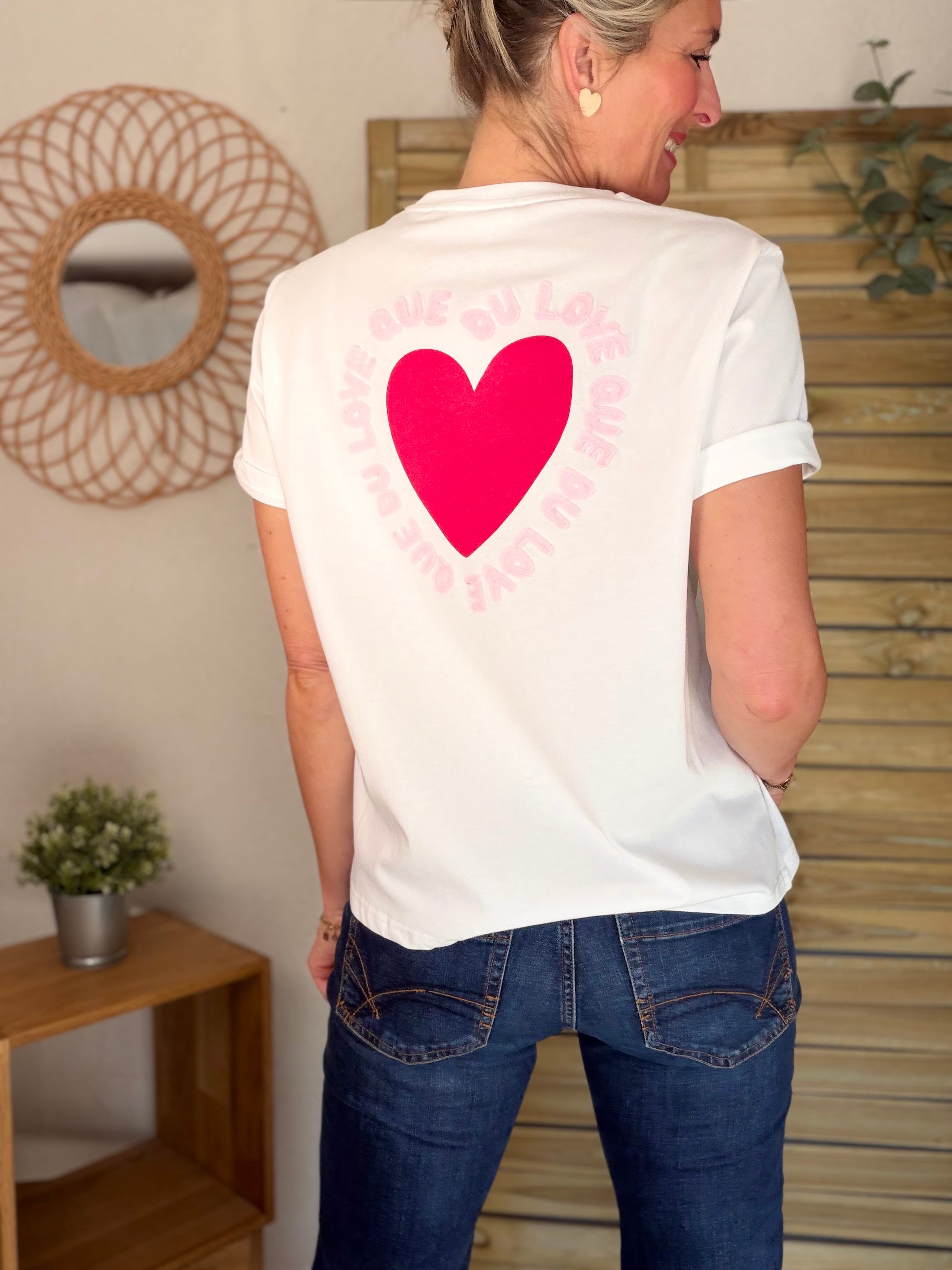 Tee shirt QUE DU LOVE - MORAG