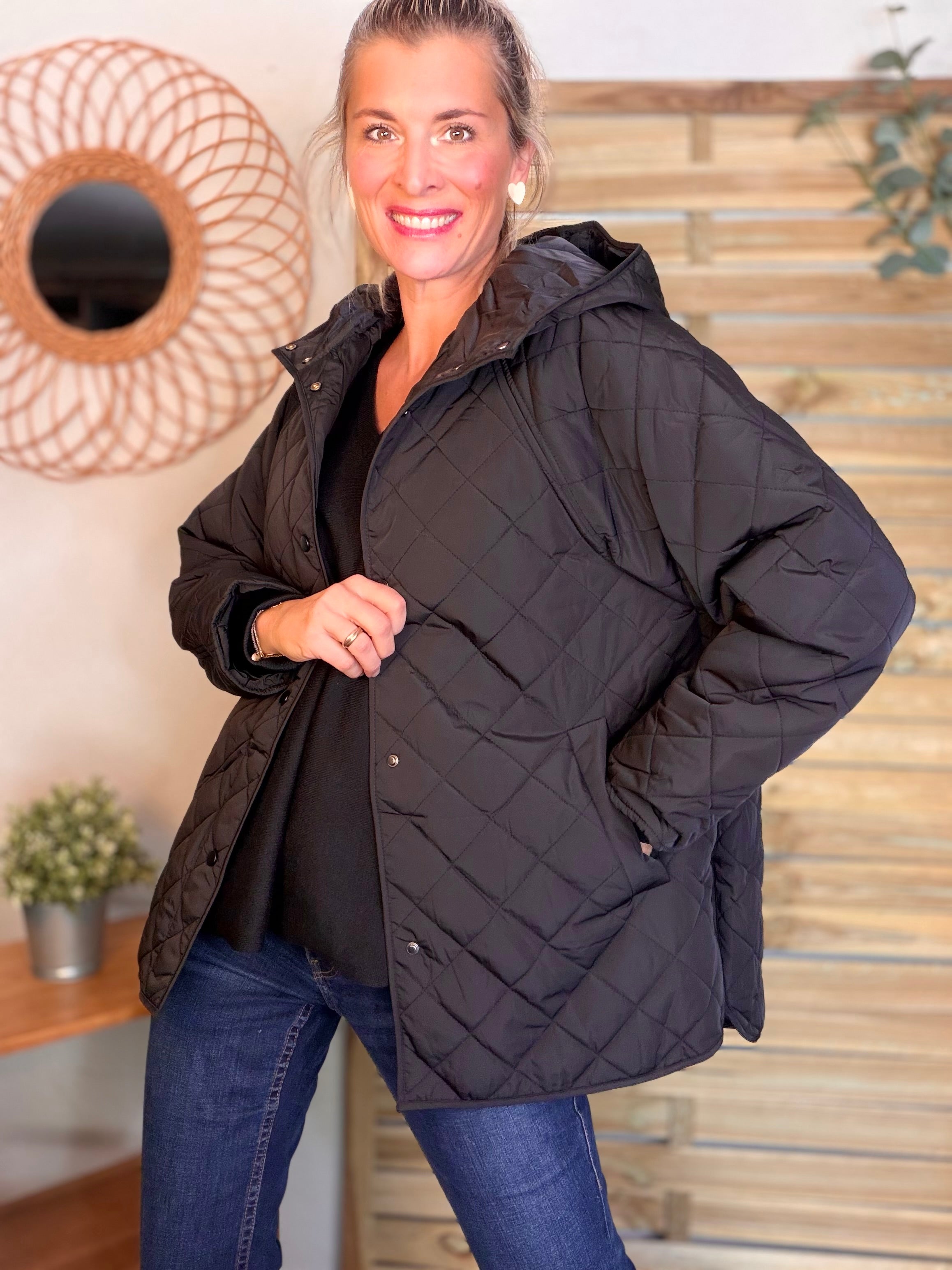 ⚡️ PÉPITES FRIDAY - Veste matelassée noir JASPER