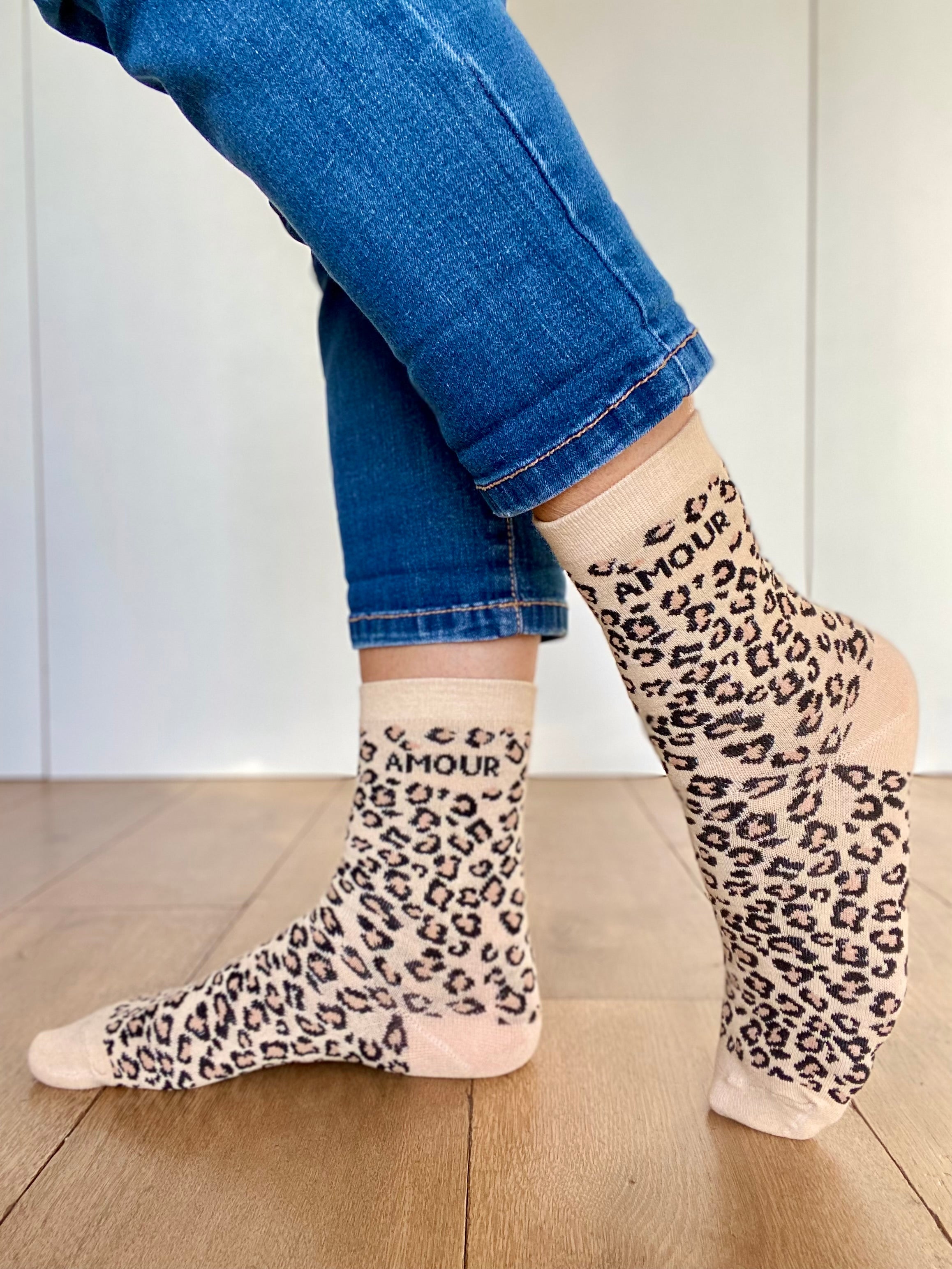 Chaussettes ZORA - Amour Léo🐆