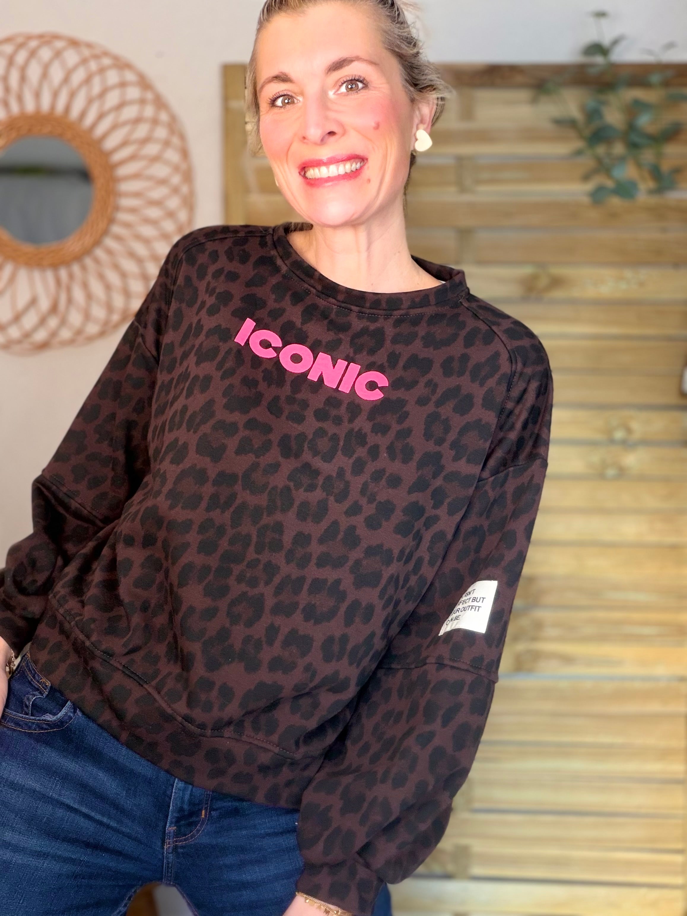 Sweat Léo Choco ICONIC NINON