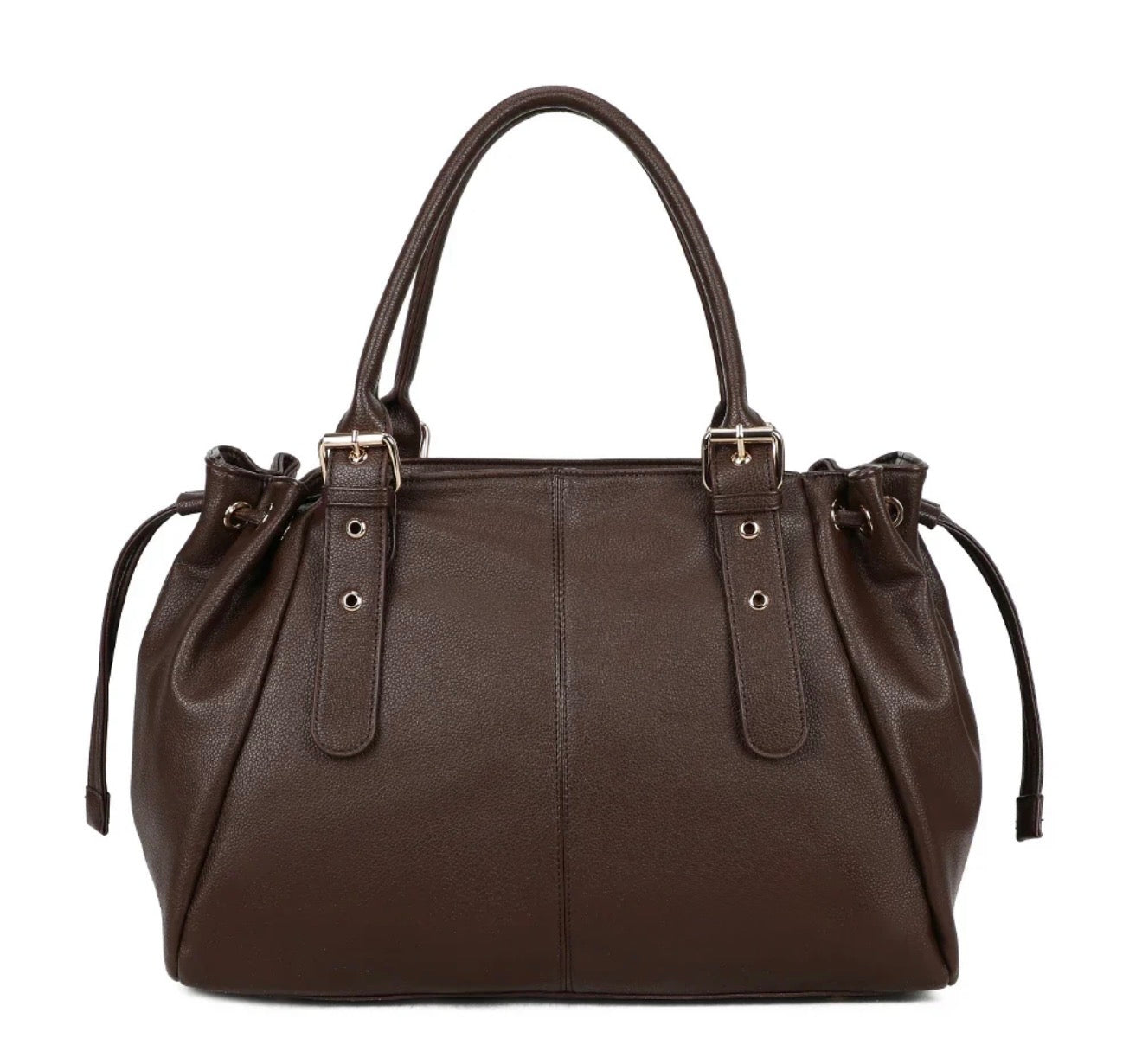 Sac cabas XL simili cuir CLÉA Café