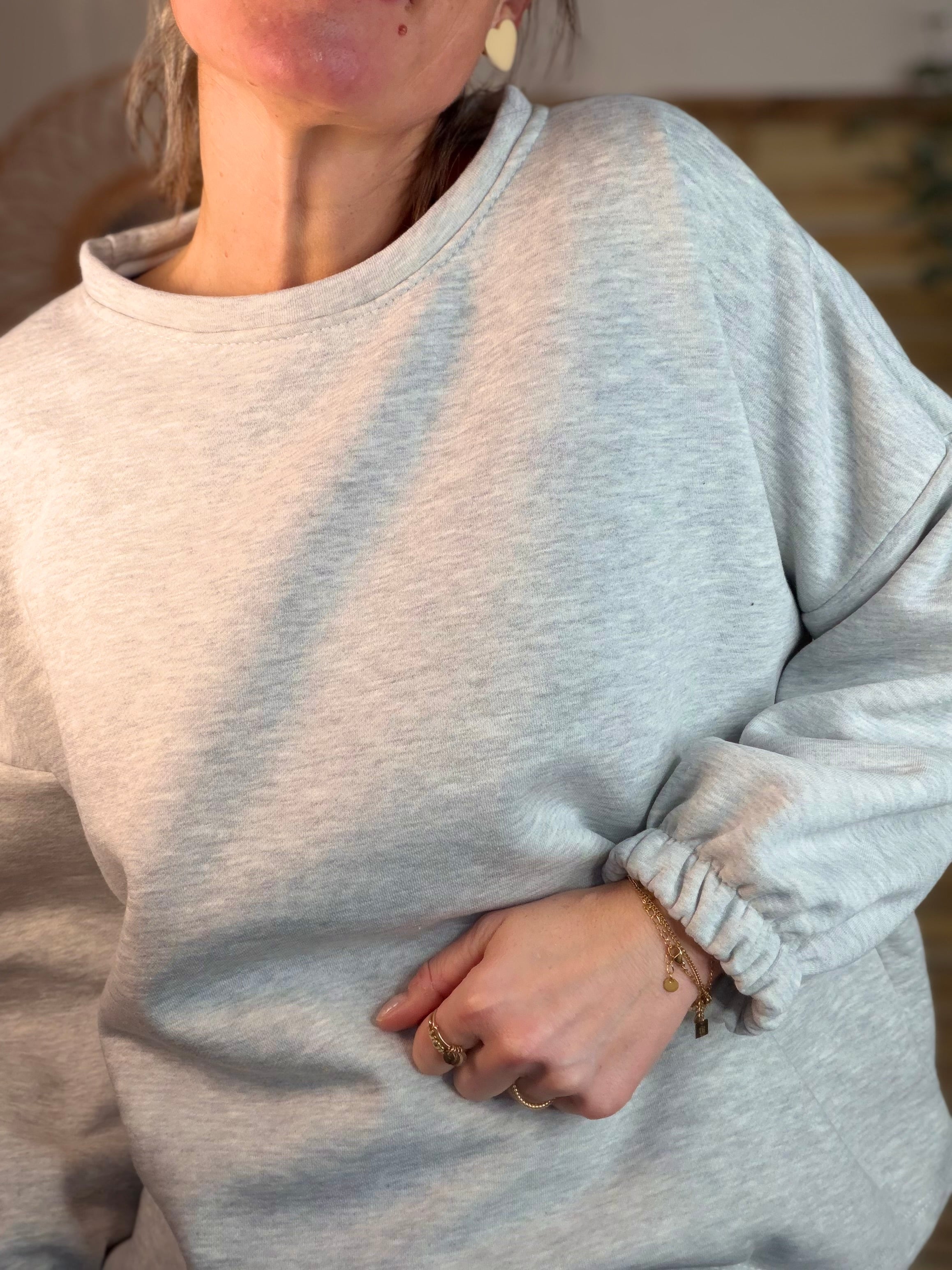 Sweat molleton oversized GOOD VIBES - MIKA