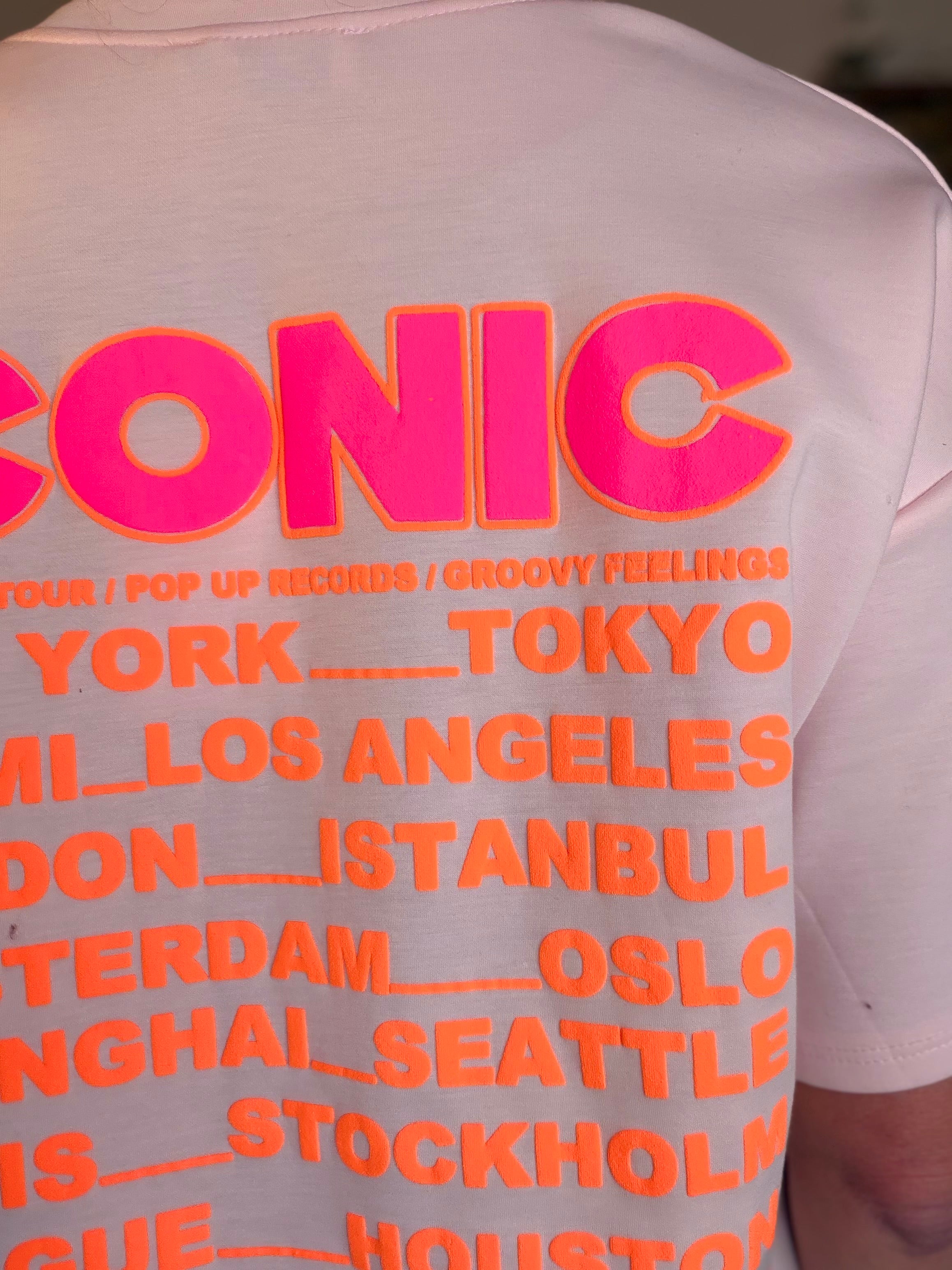 Tee shirt ICONIC - THÉA Rose clair