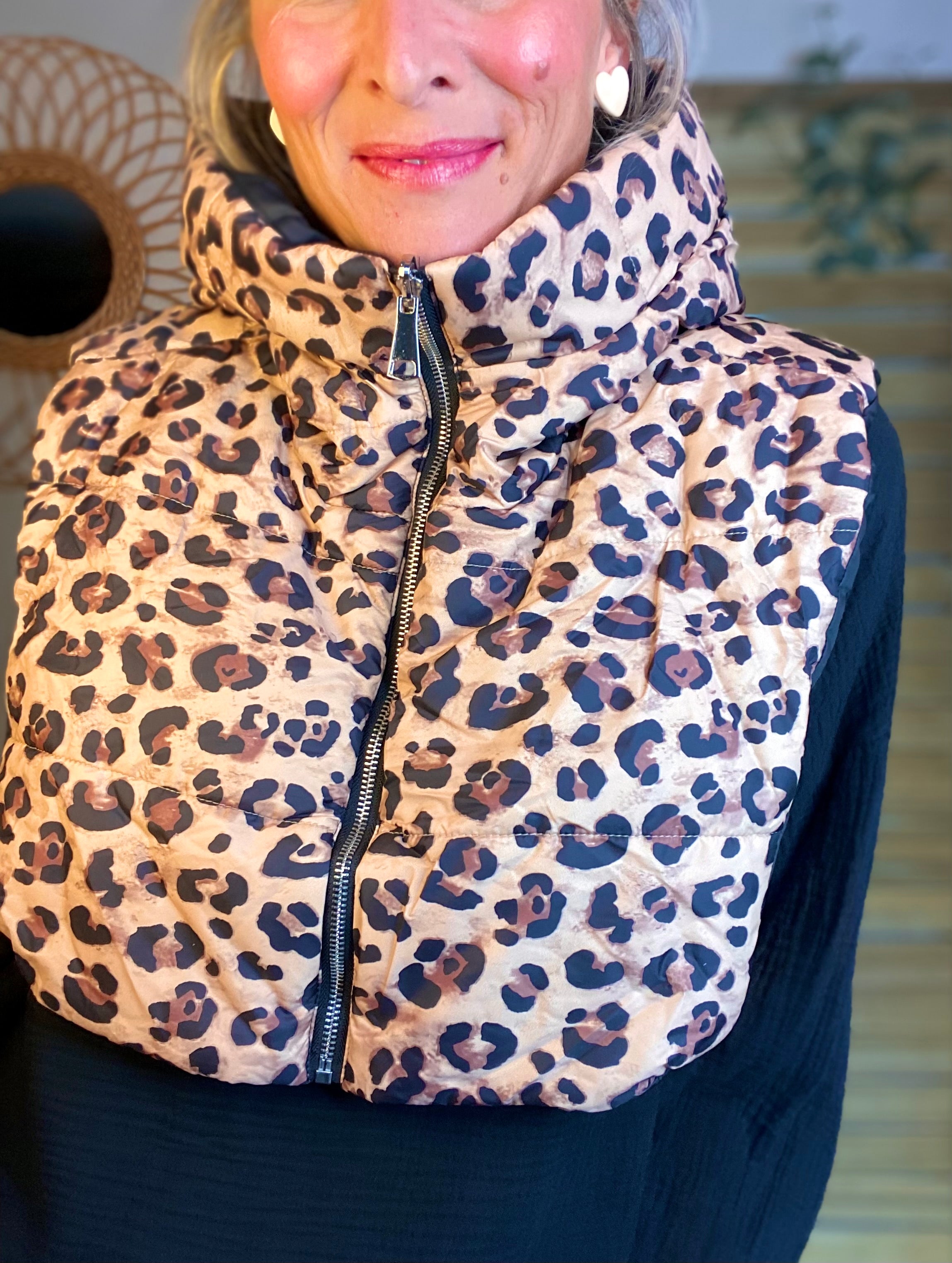 Col capuche amovible ARCHIE - Noir Léo 🐆