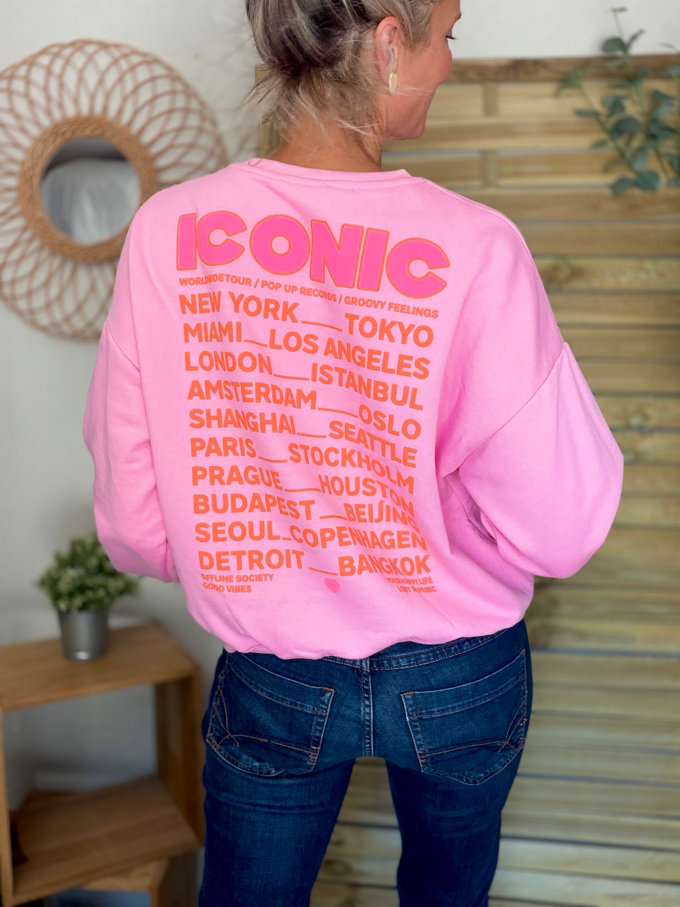 Sweat ICONIC COLINE - Rose