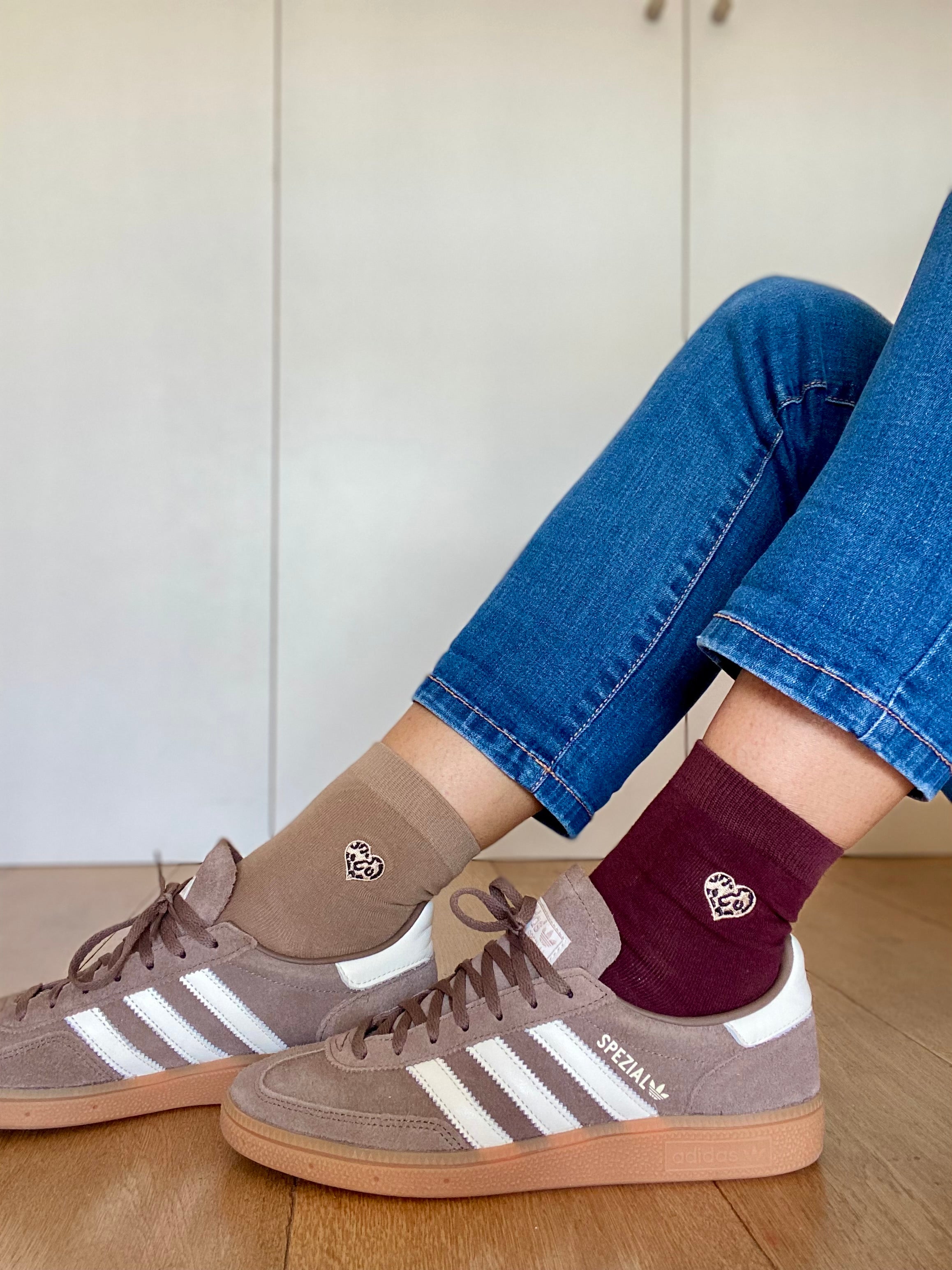 Chaussettes Coeur Léo 🐆 SANDY