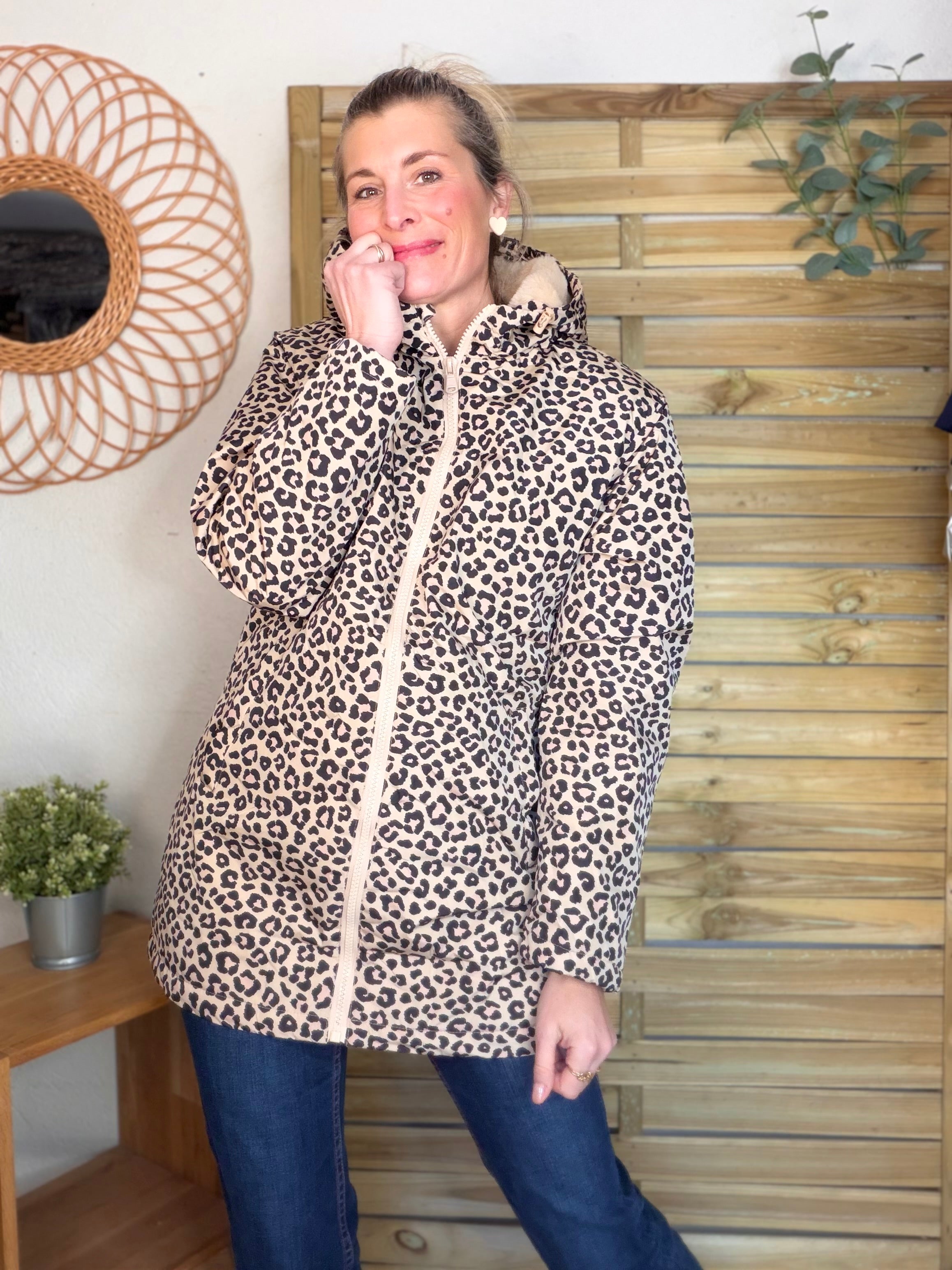 ⚡️ ARRIVAGE - Parka Imperméable fourré ALICE - Léo beige