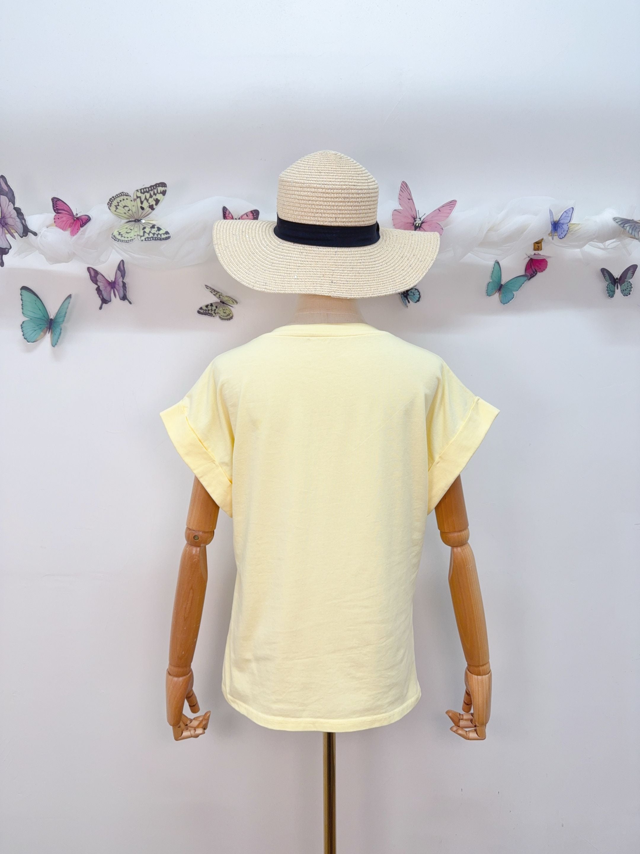 Tee shirt AMORE Léo URSULA Jaune