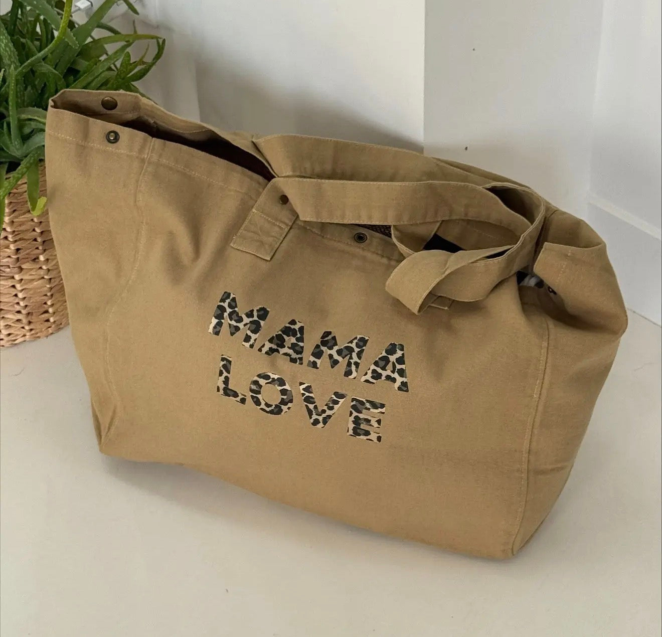 Sac week end MAMA LOVE Sable - Marcel et Lily