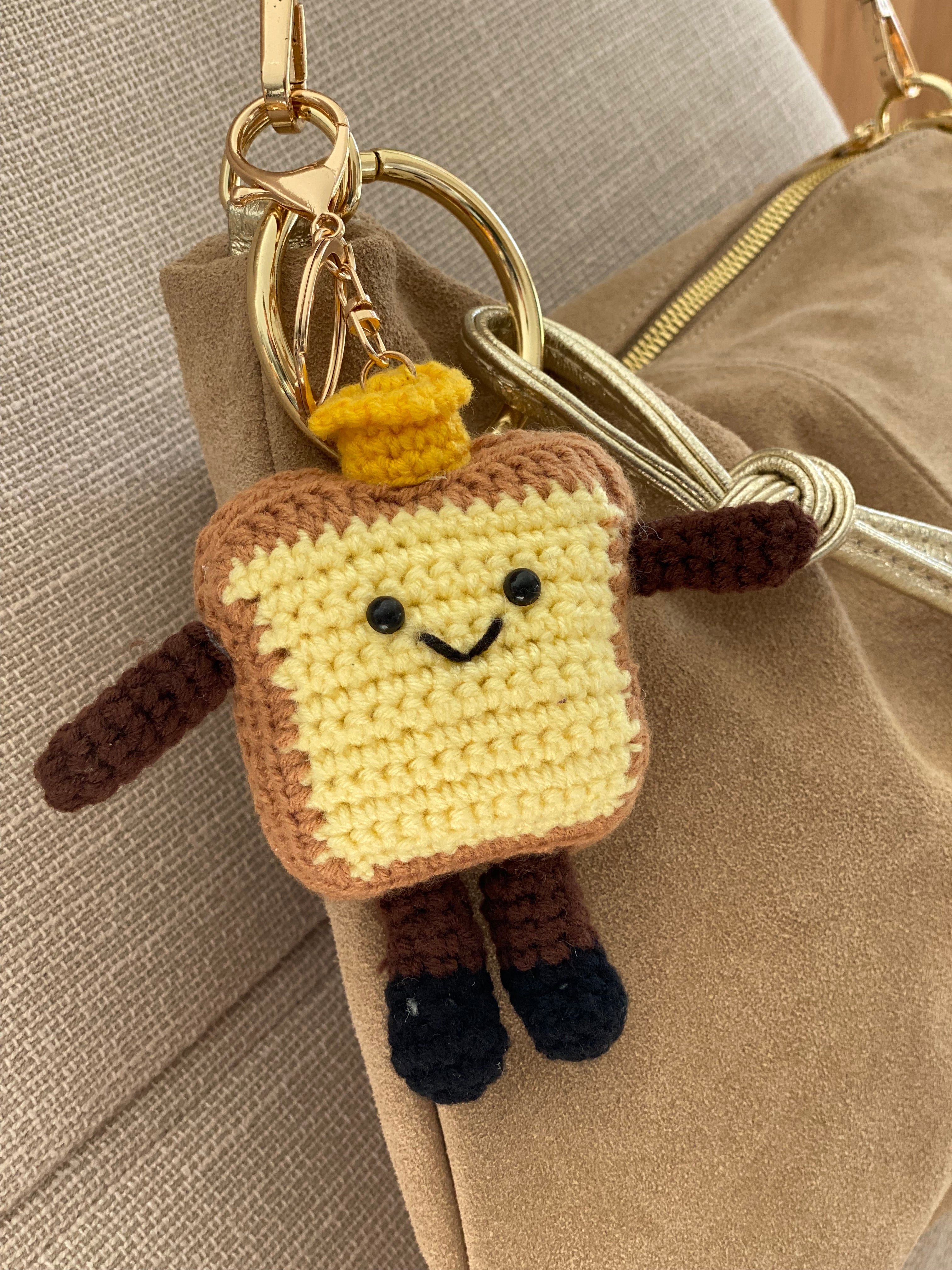 Porte-clefs Grigri en crochet ANATOLE