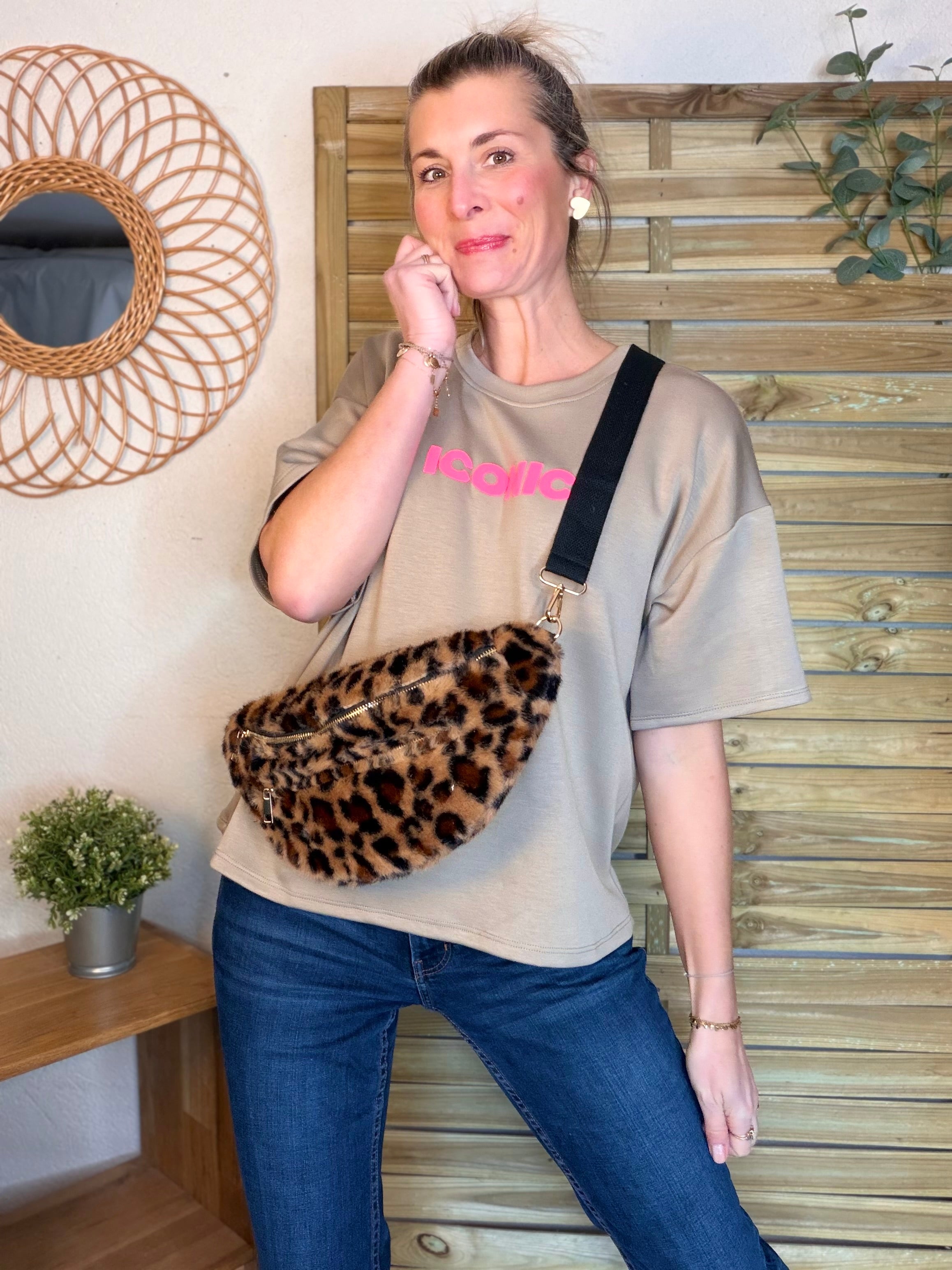 Tee shirt ICONIC - THÉA Taupe