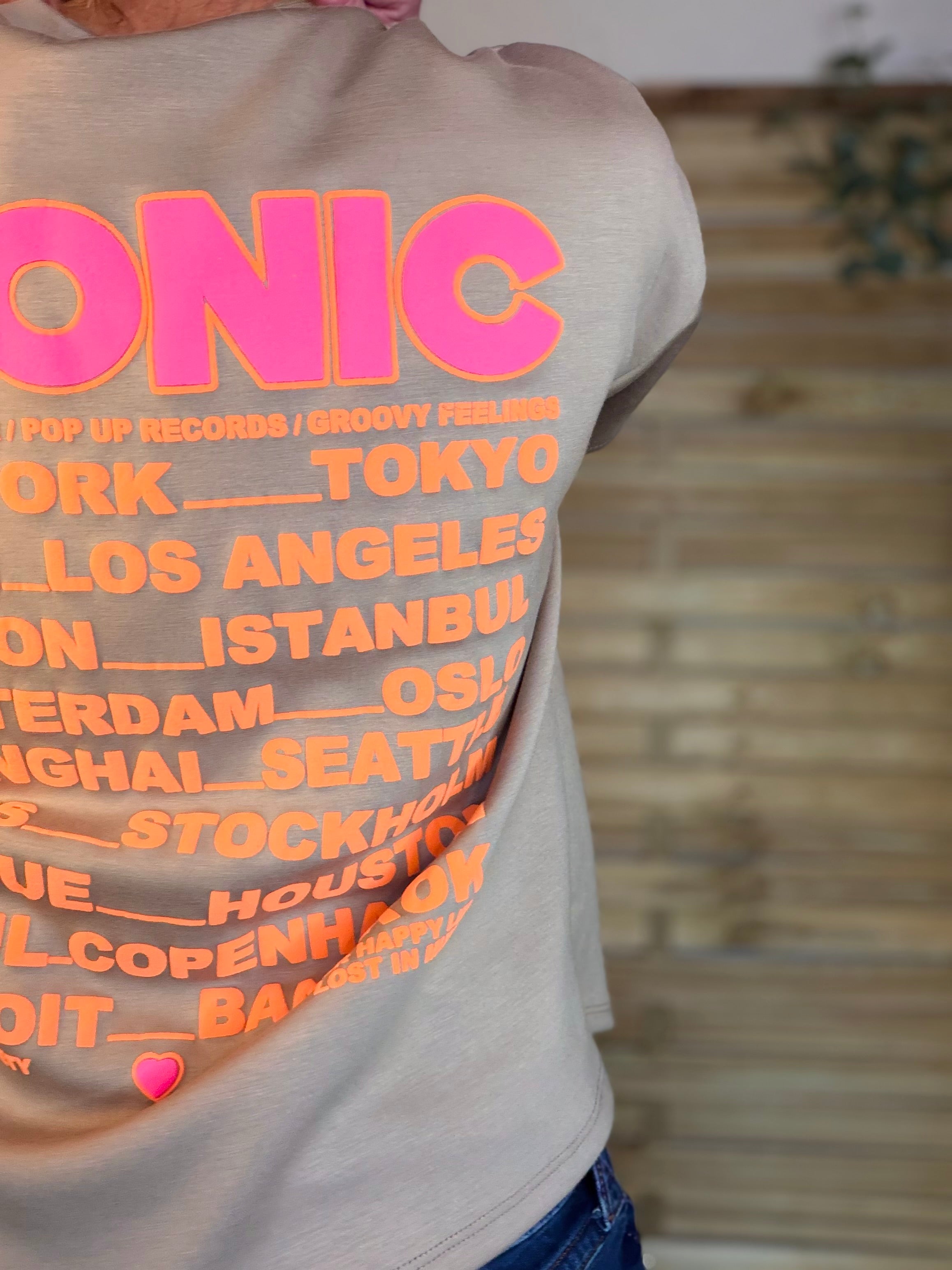 Tee shirt ICONIC - THÉA Taupe